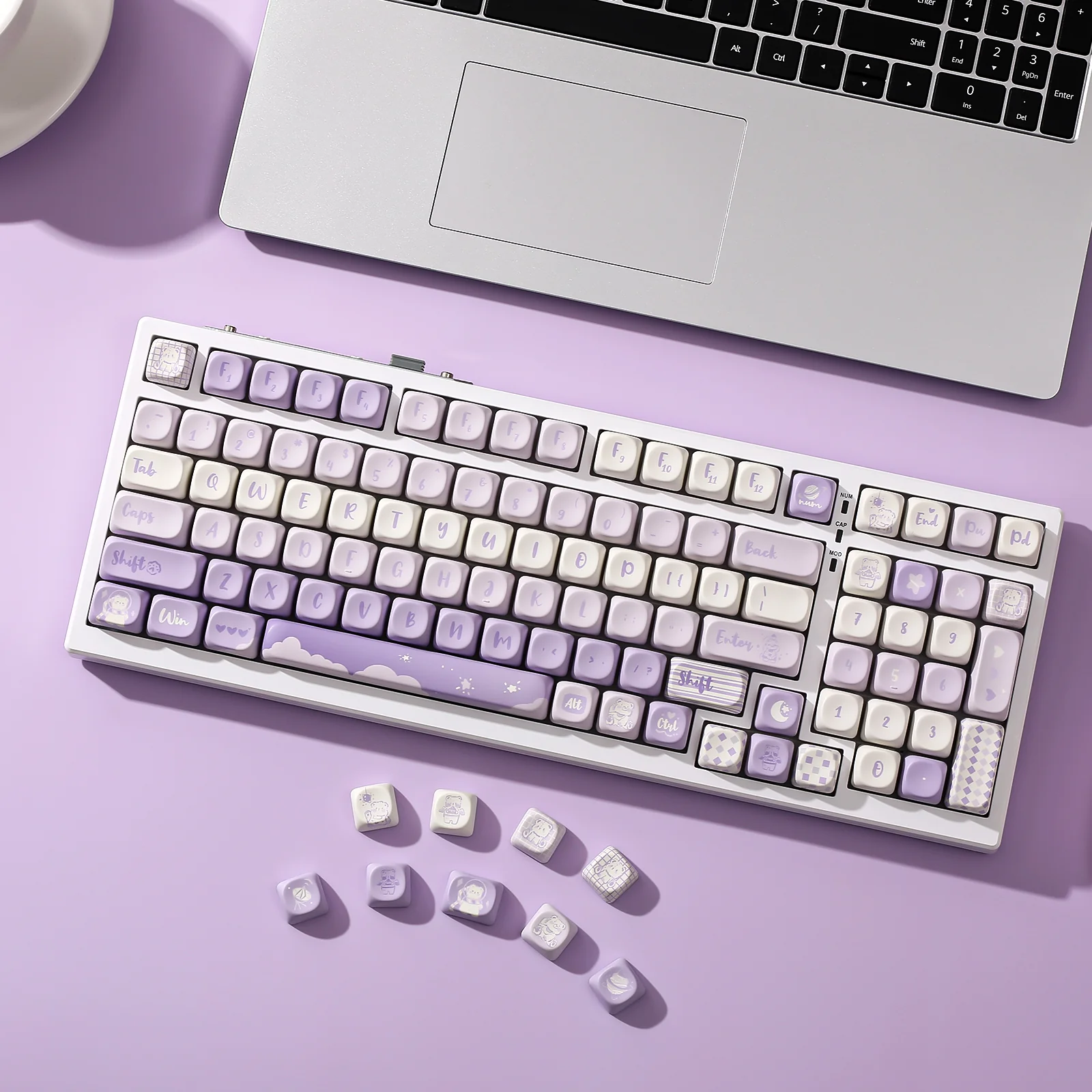 YUNZII Bear MOA Profile Keycap Set - Image 9