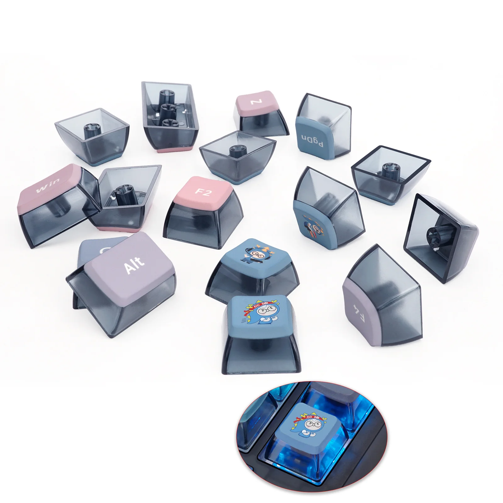 YUNZII Blue Enchantress Keycap Set - Image 6