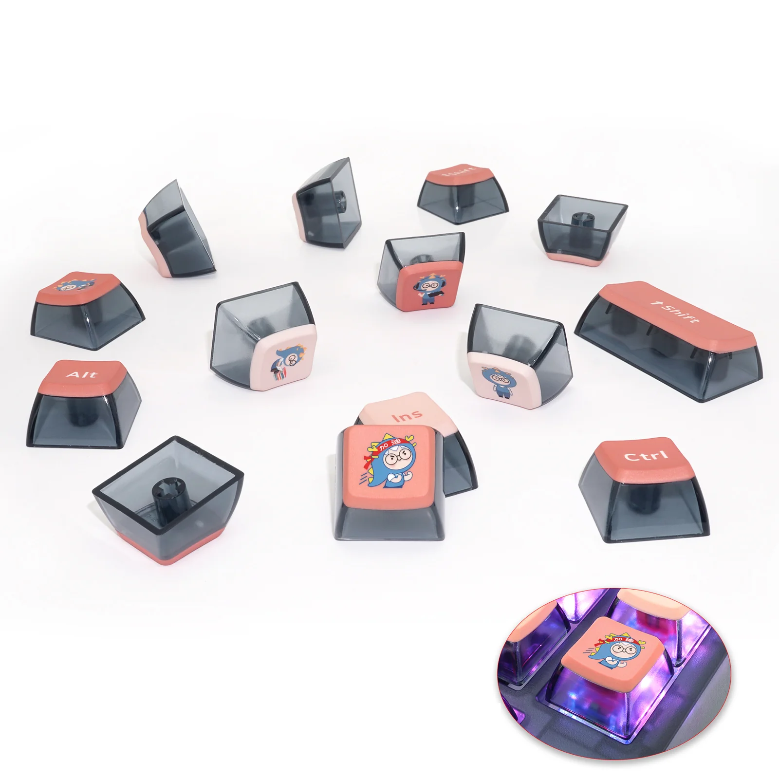 YUNZII Blush Keycap Set - Image 3
