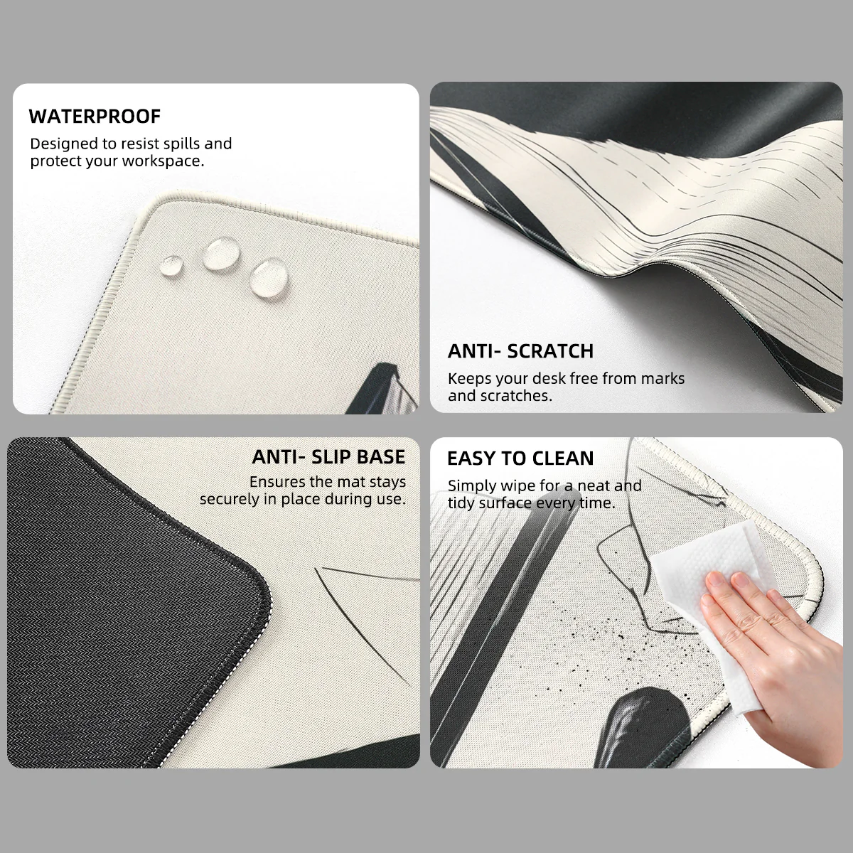 YUNZII Book Cat Mouse Pad Desk Mat - Image 6
