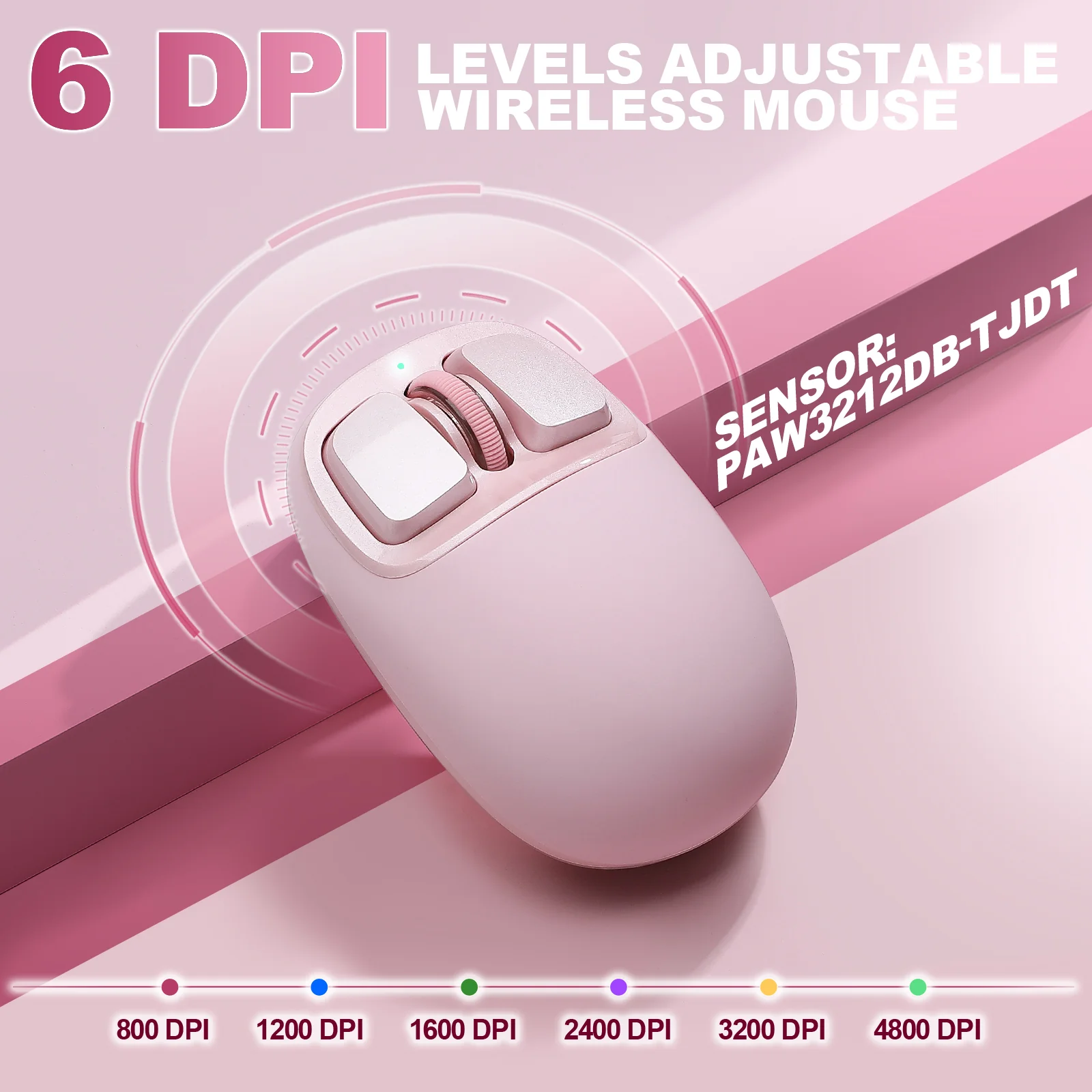 YUNZII C1 Silicone Tri-Mode Wireless Custom Mouse - Image 5