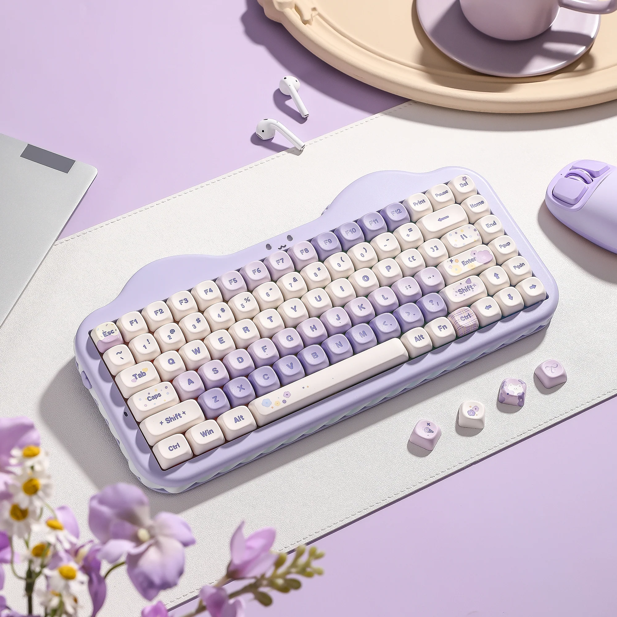 YUNZII C75 Cake Meow Wireless Mechanical Keyboard - Image 13