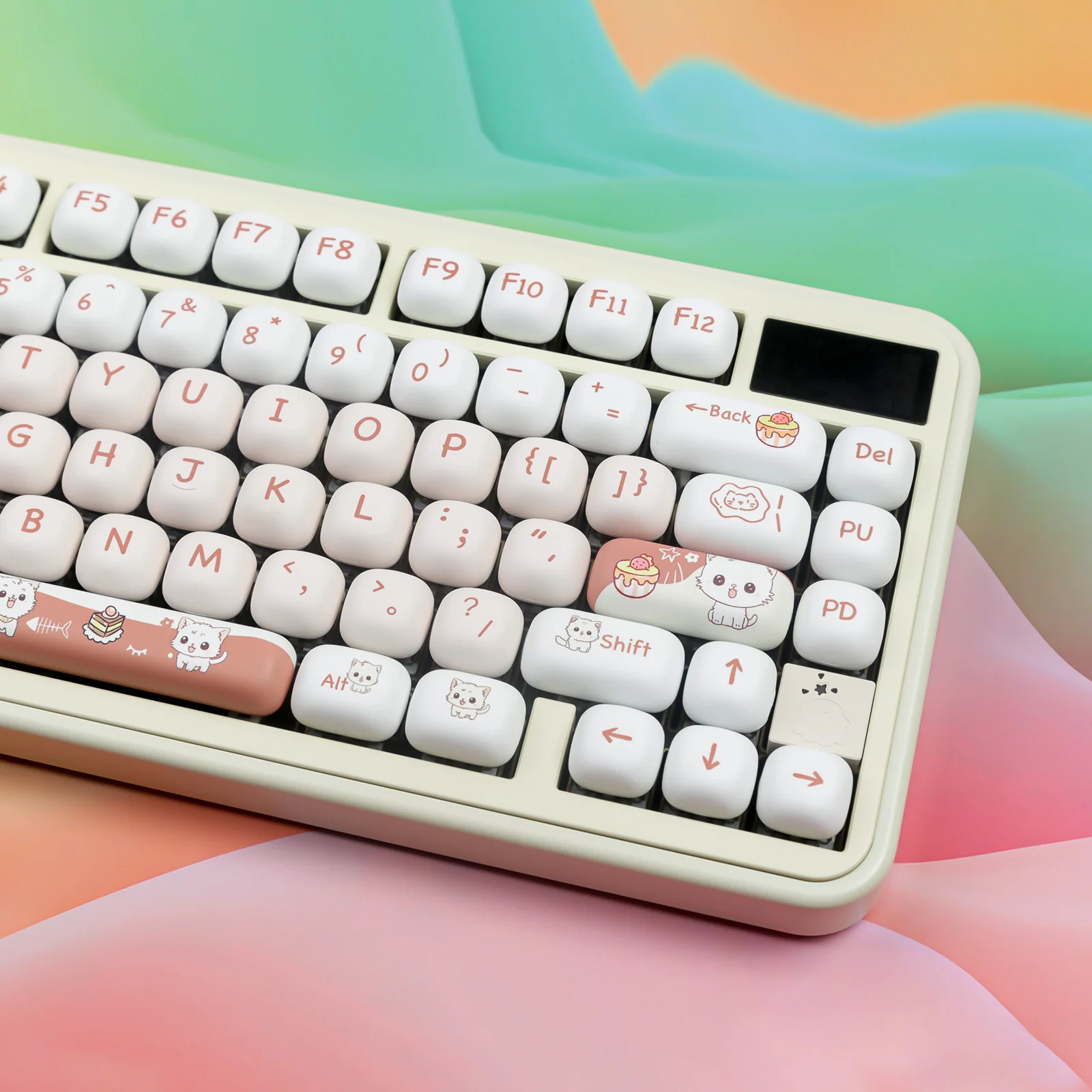 YUNZII Cake Kitten MOG Profile Keycap Set - Image 4