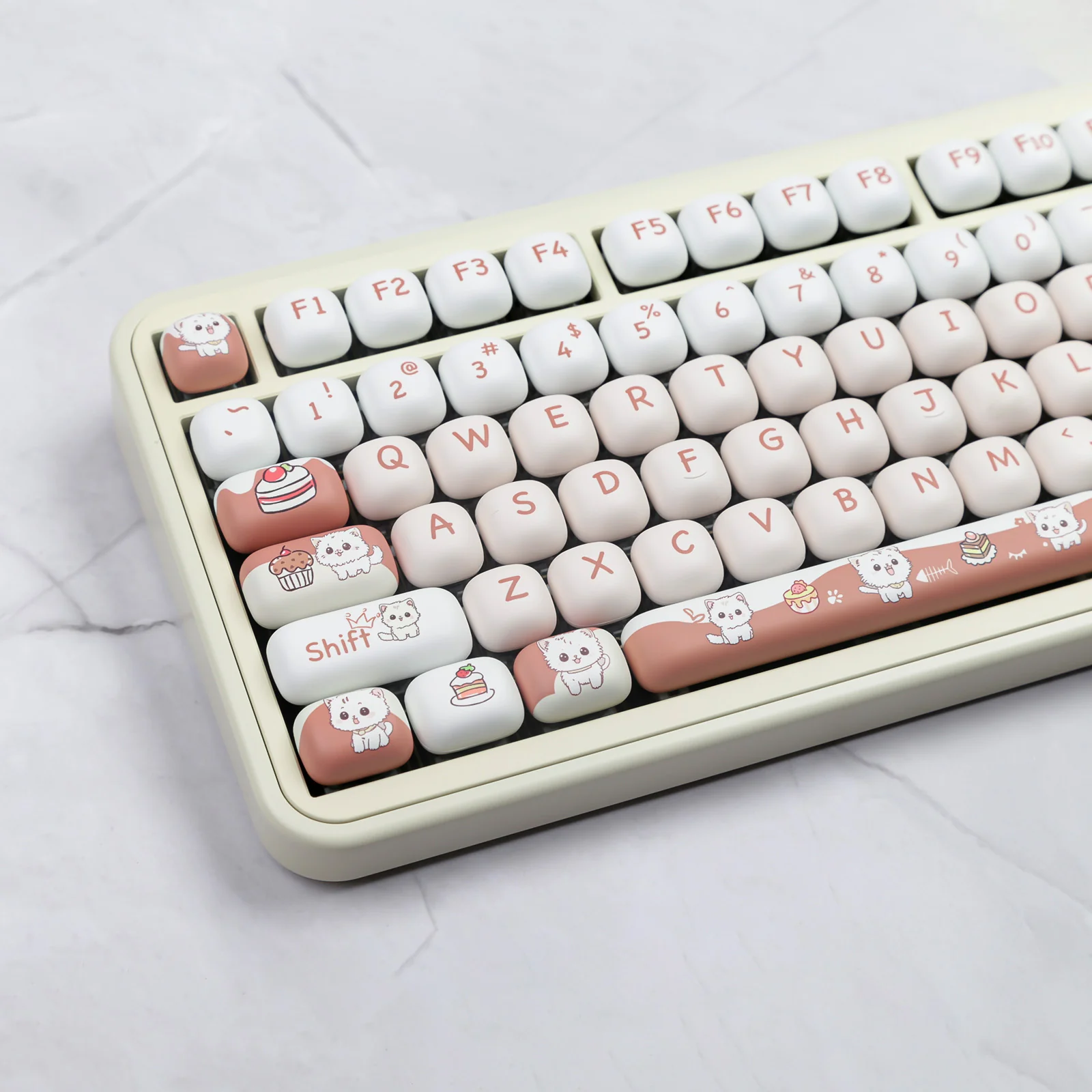 YUNZII Cake Kitten MOG Profile Keycap Set - Image 5