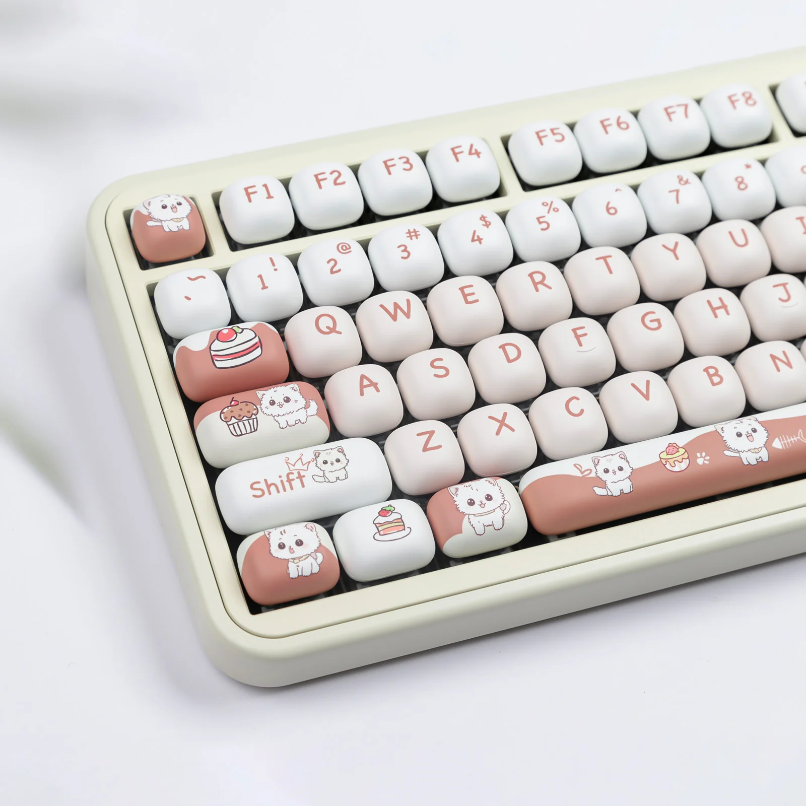 YUNZII Cake Kitten MOG Profile Keycap Set - Image 8