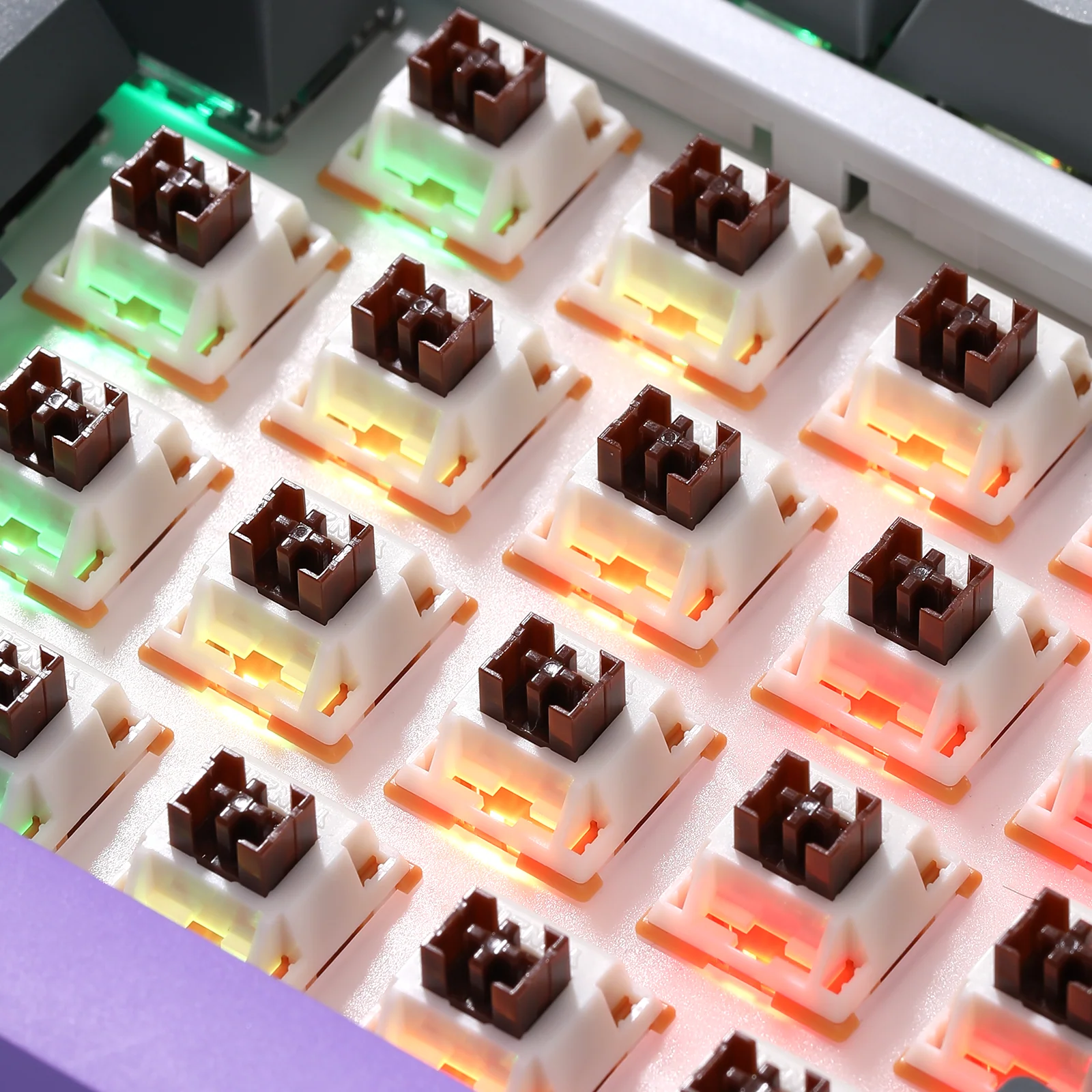 YUNZII Caramel Coffee V2 5-Pin Mute Silent Linear Mechanical Keyboard Switch - Image 3
