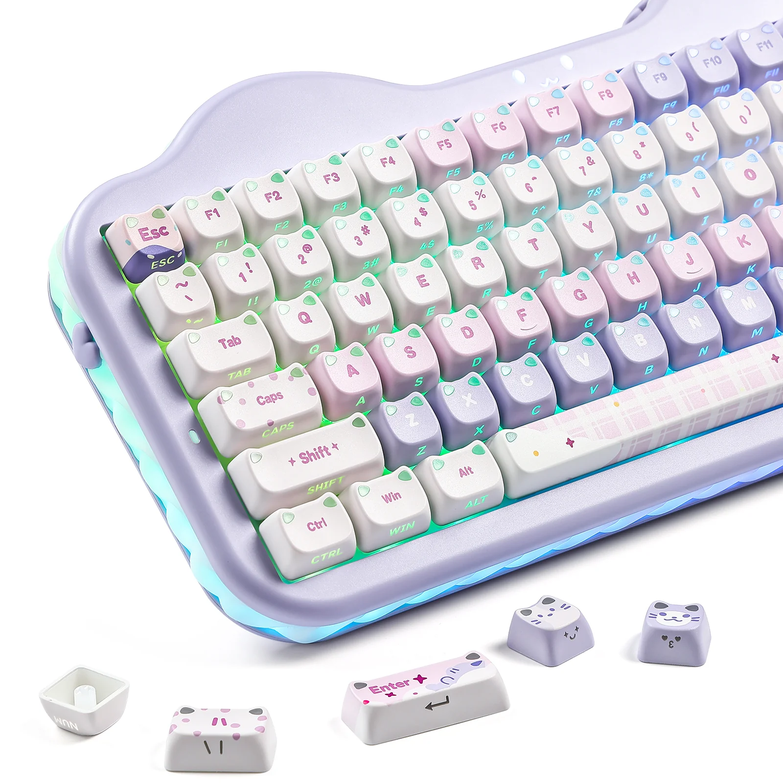 YUNZII Cat MAO Profile Keycap Set - Image 11