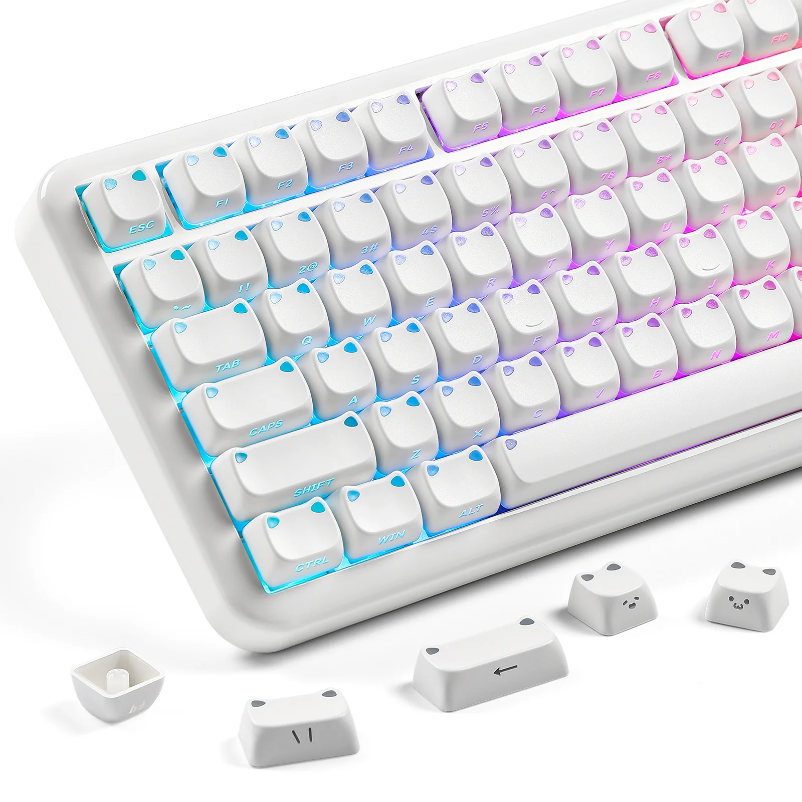 YUNZII Cat MAO Profile Keycap Set - Image 12