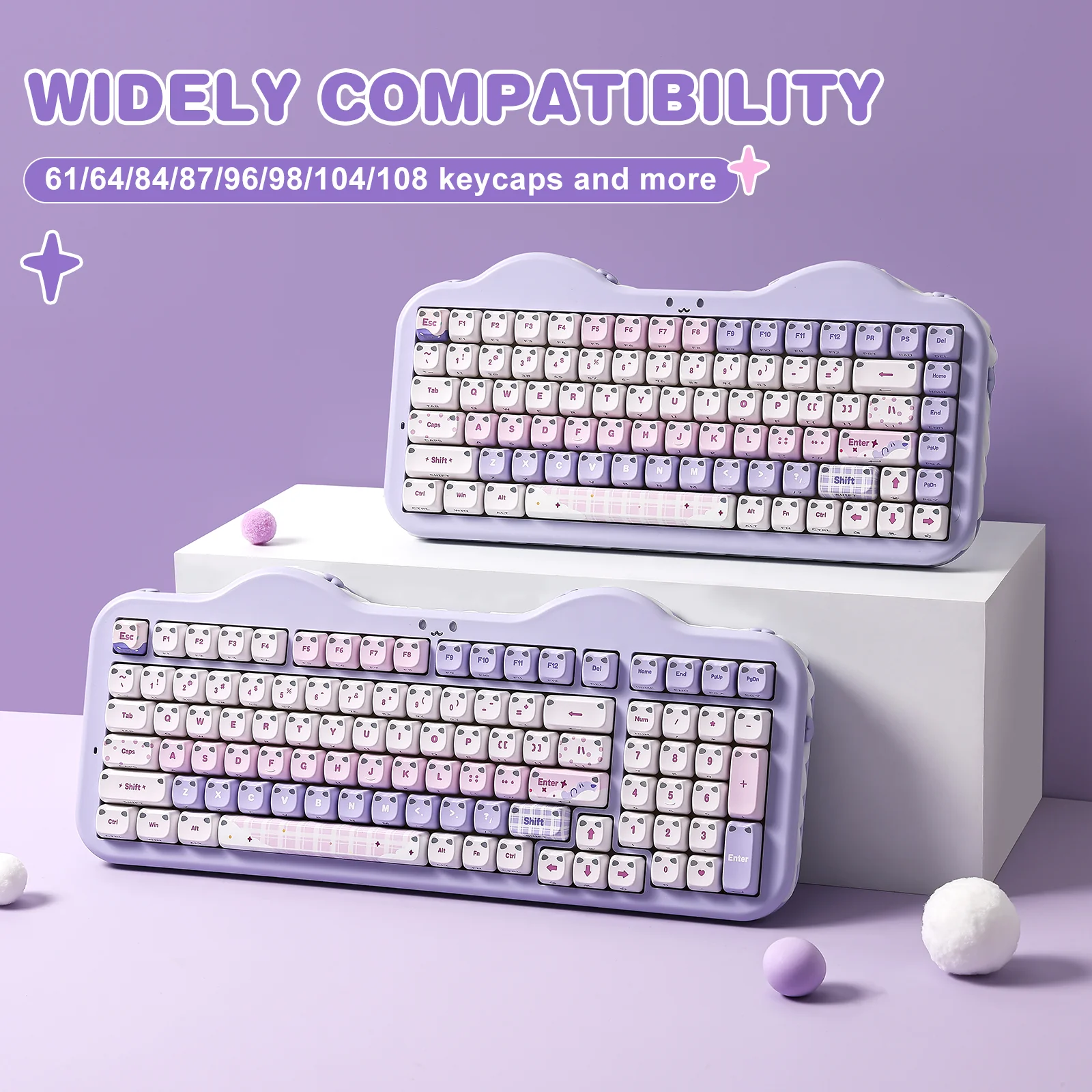 YUNZII Cat MAO Profile Keycap Set - Image 6