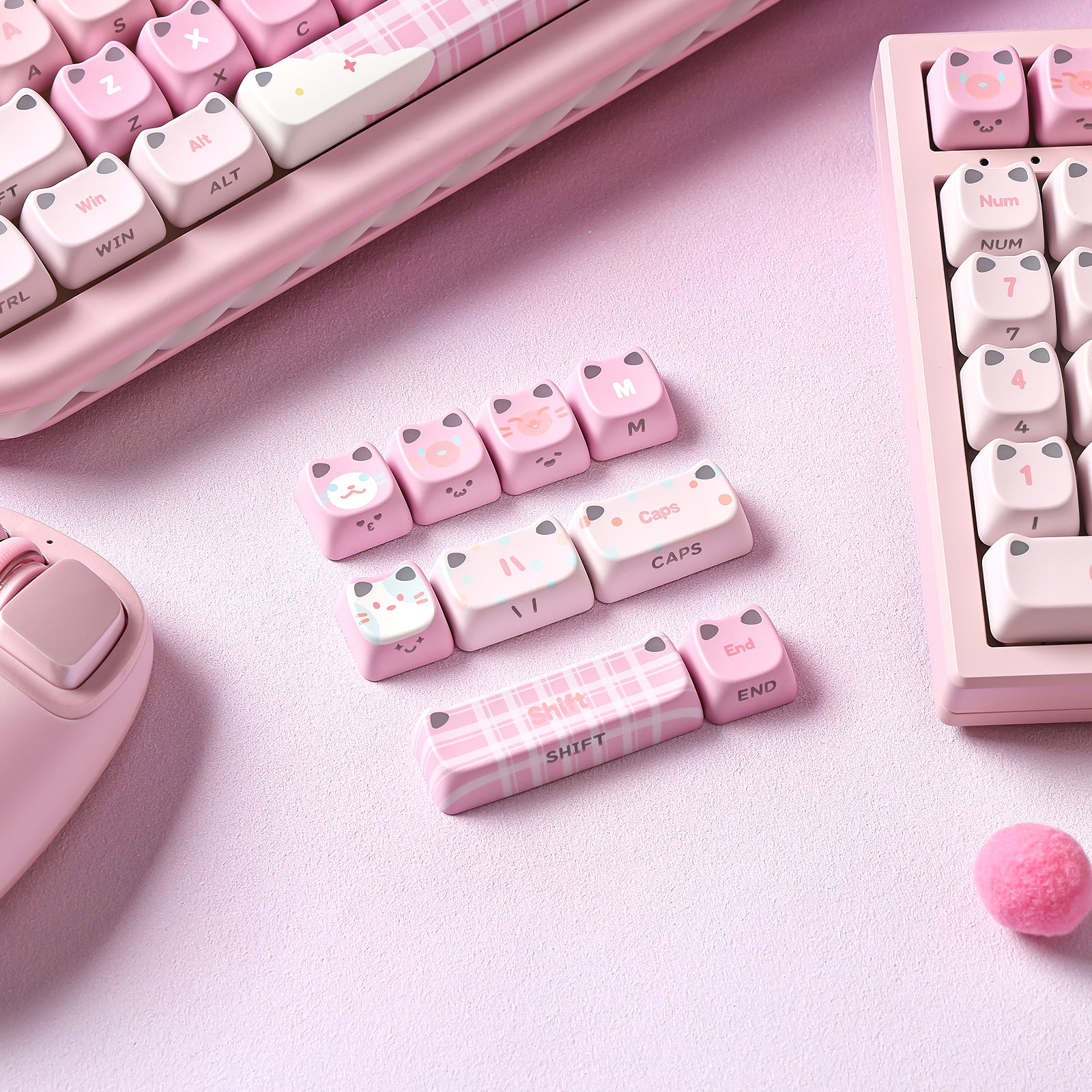 YUNZII Cat MAO Profile Keycap Set - Image 9