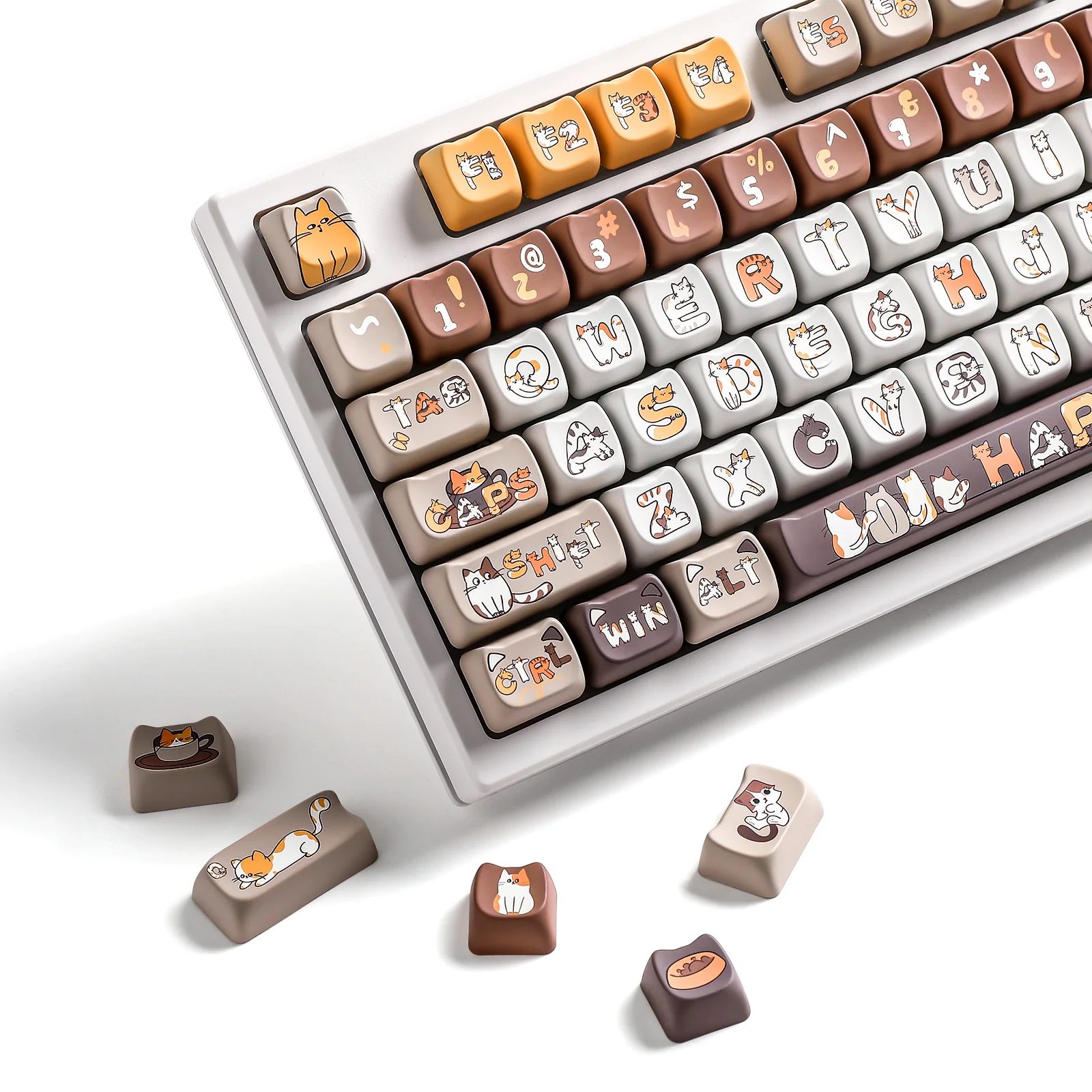 YUNZII Cats MAO Profile Keycap Set - Image 10