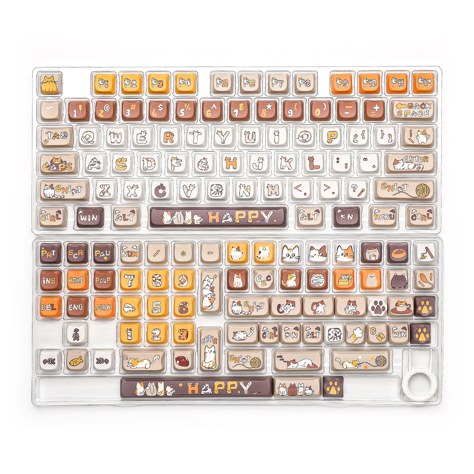 YUNZII Cats MAO Profile Keycap Set - Image 11