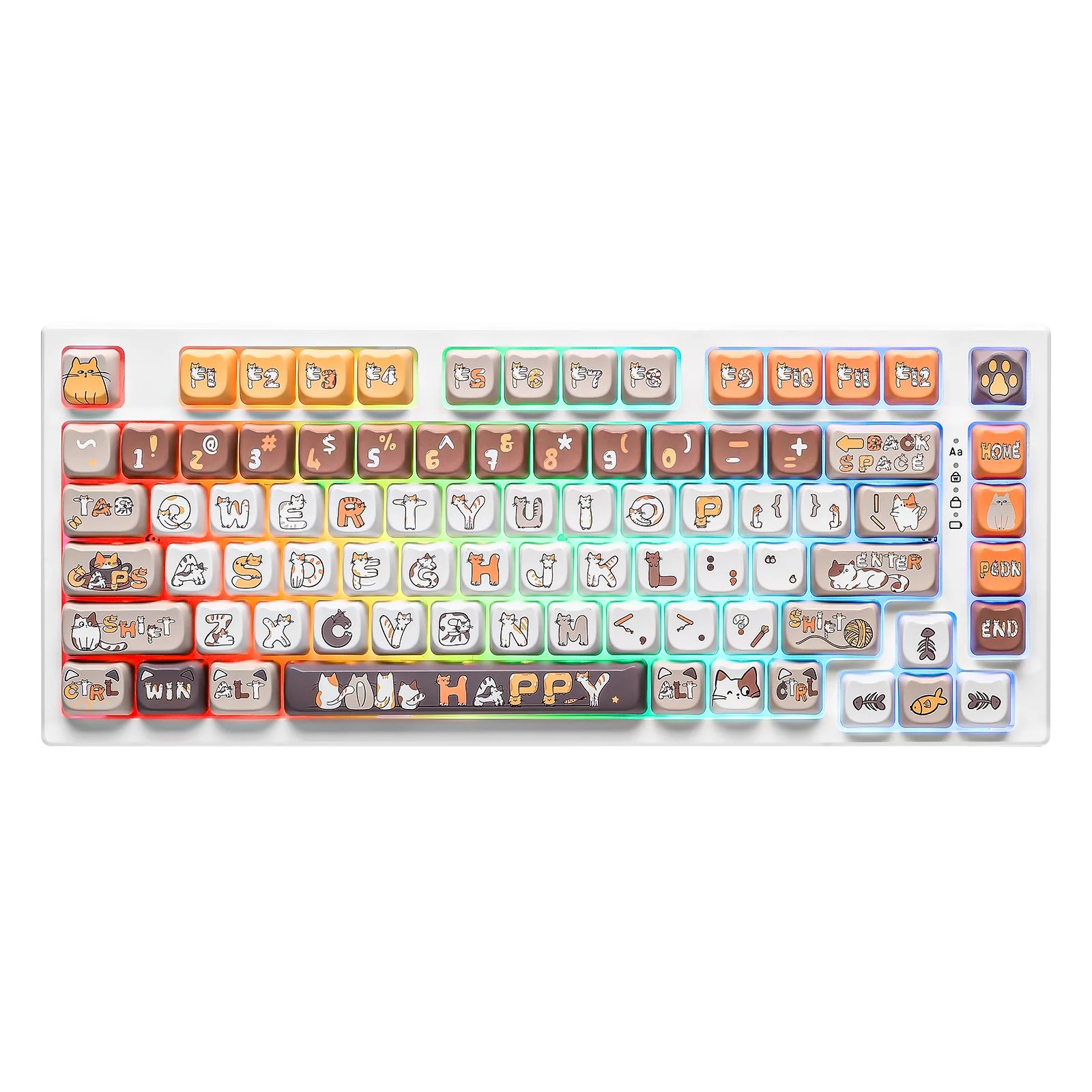 YUNZII Cats MAO Profile Keycap Set - Image 2