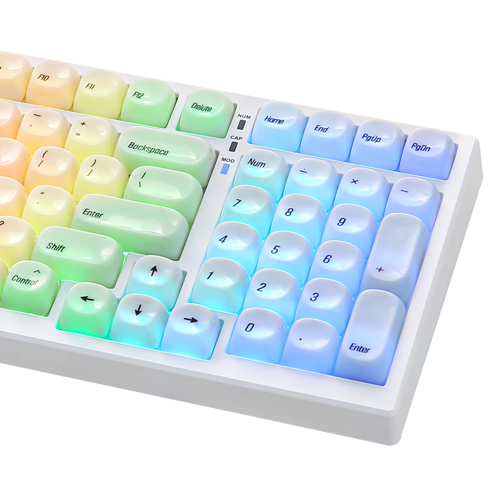 YUNZII Ceramic Jade MOA Profile Keycap Set - Image 2