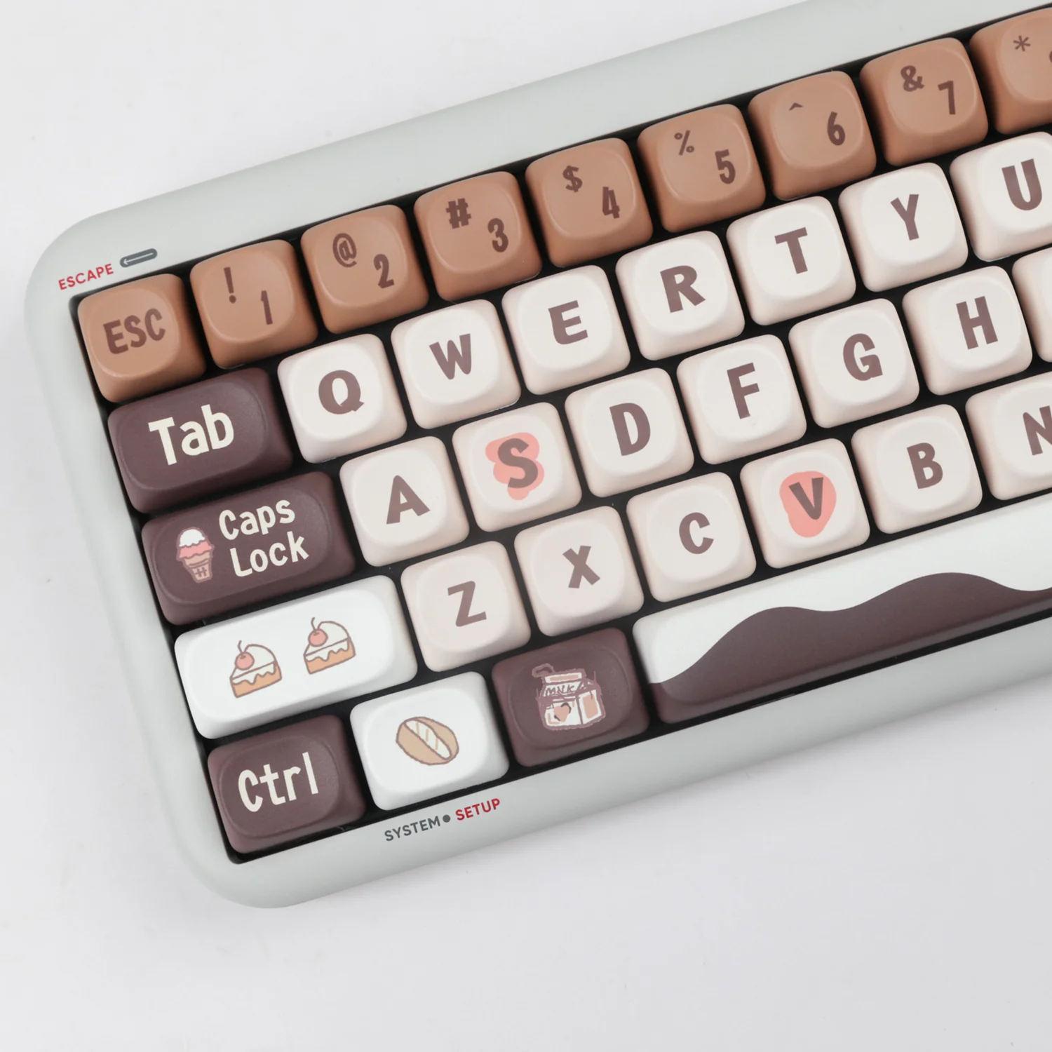 YUNZII Chocolate Keycap Set - Image 3
