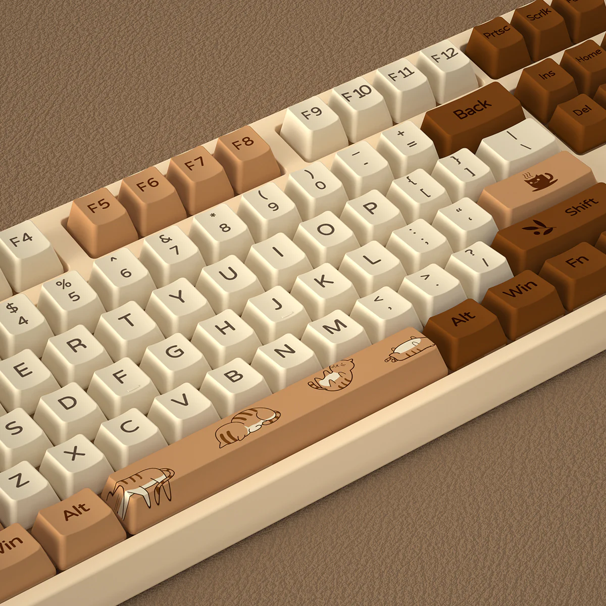 YUNZII Coffee Cat Keycap Set - Image 6
