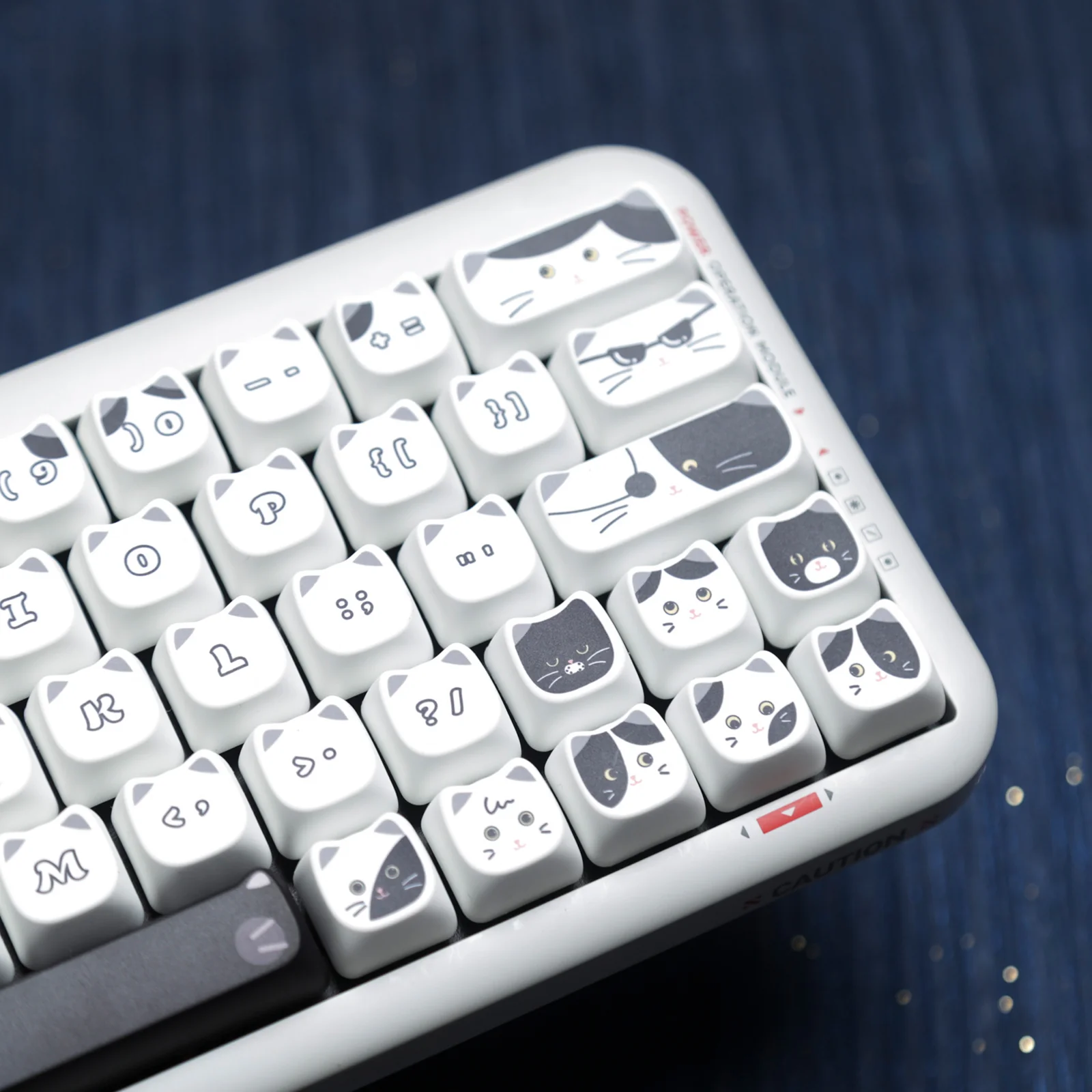YUNZII Cow Cat MAO Profile Keycap Set - Image 3