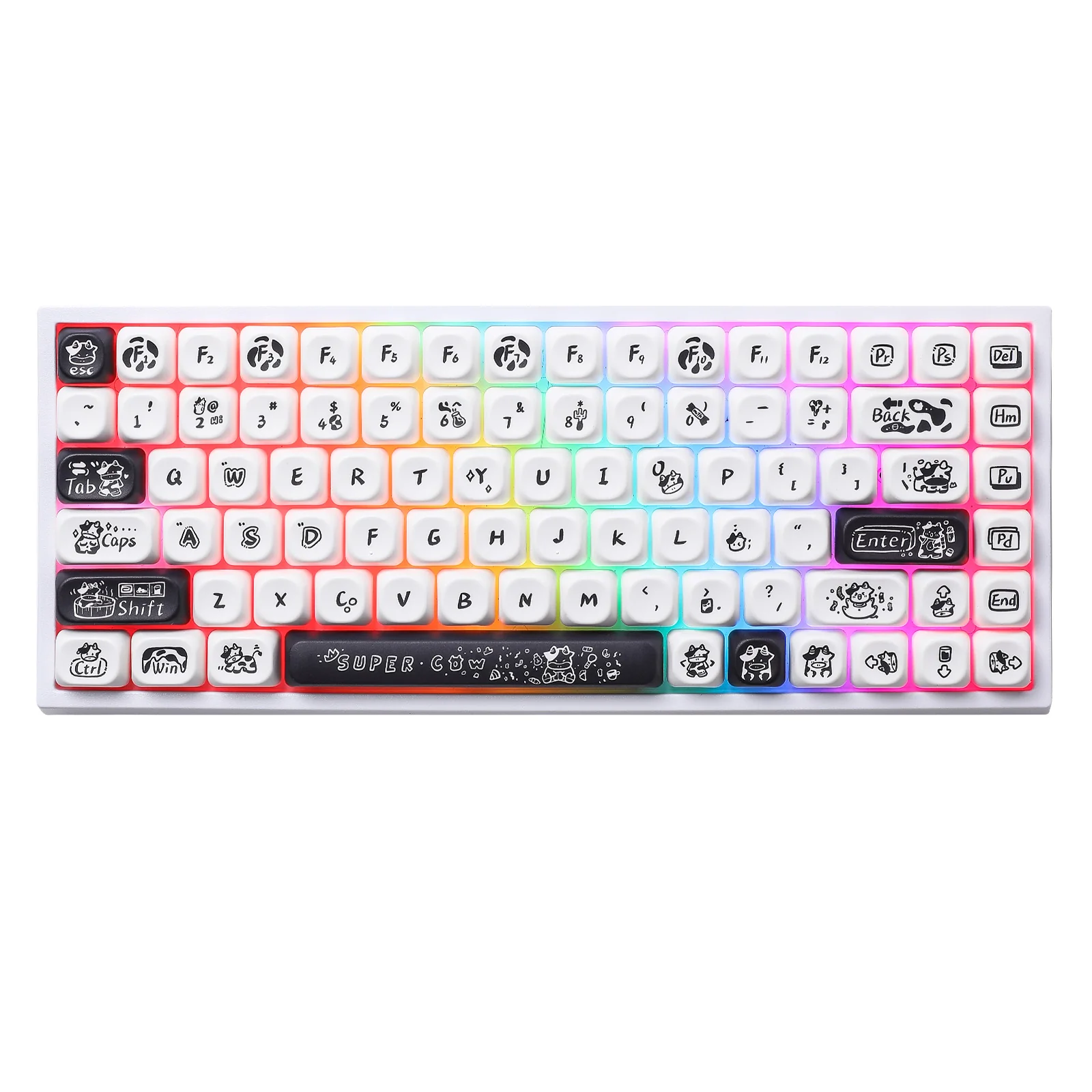 YUNZII Cow MOA Profile Keycap Set - Image 2