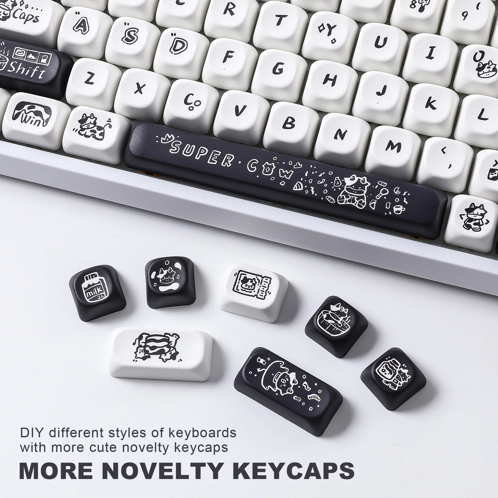 YUNZII Cow MOA Profile Keycap Set - Image 7