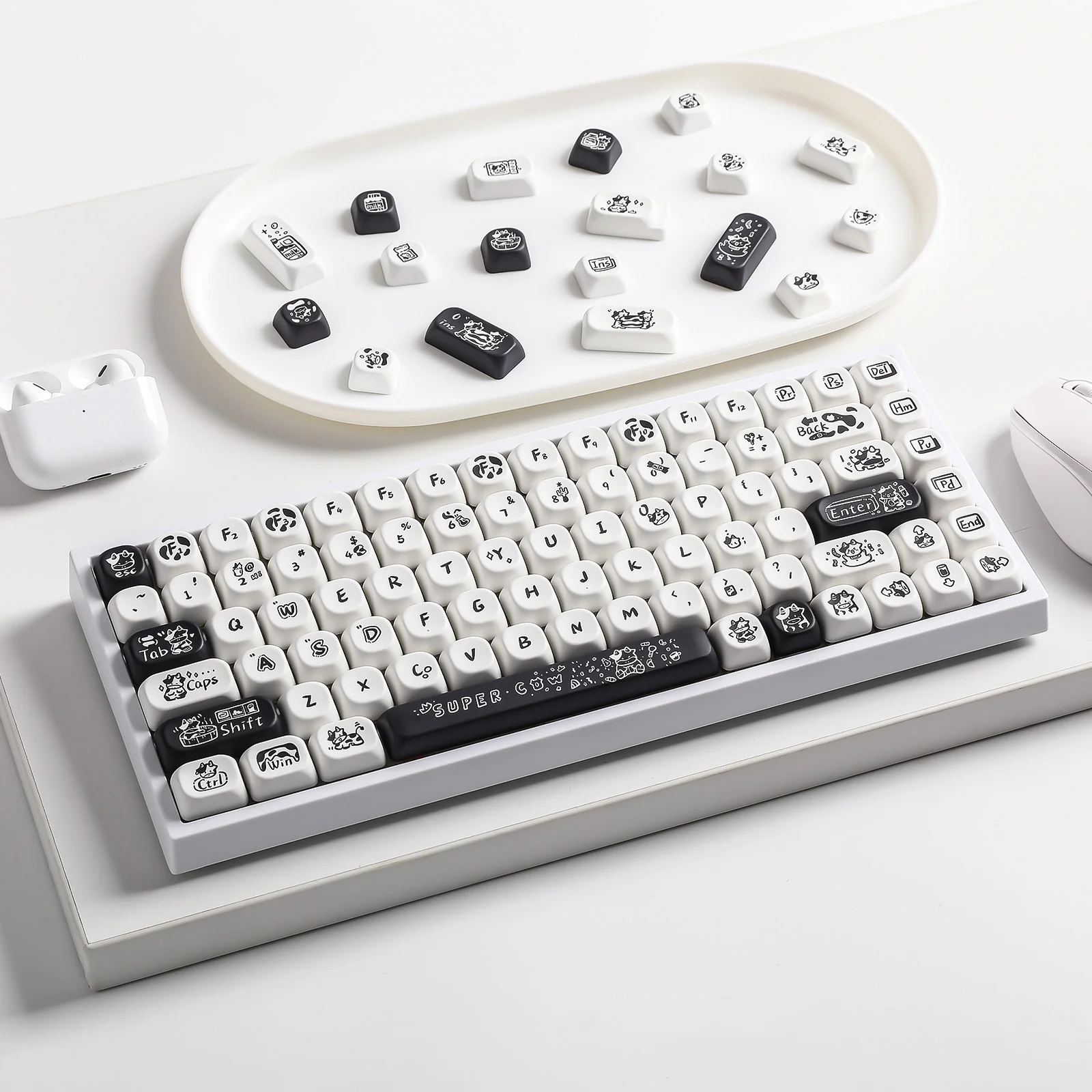 YUNZII Cow MOA Profile Keycap Set - Image 9