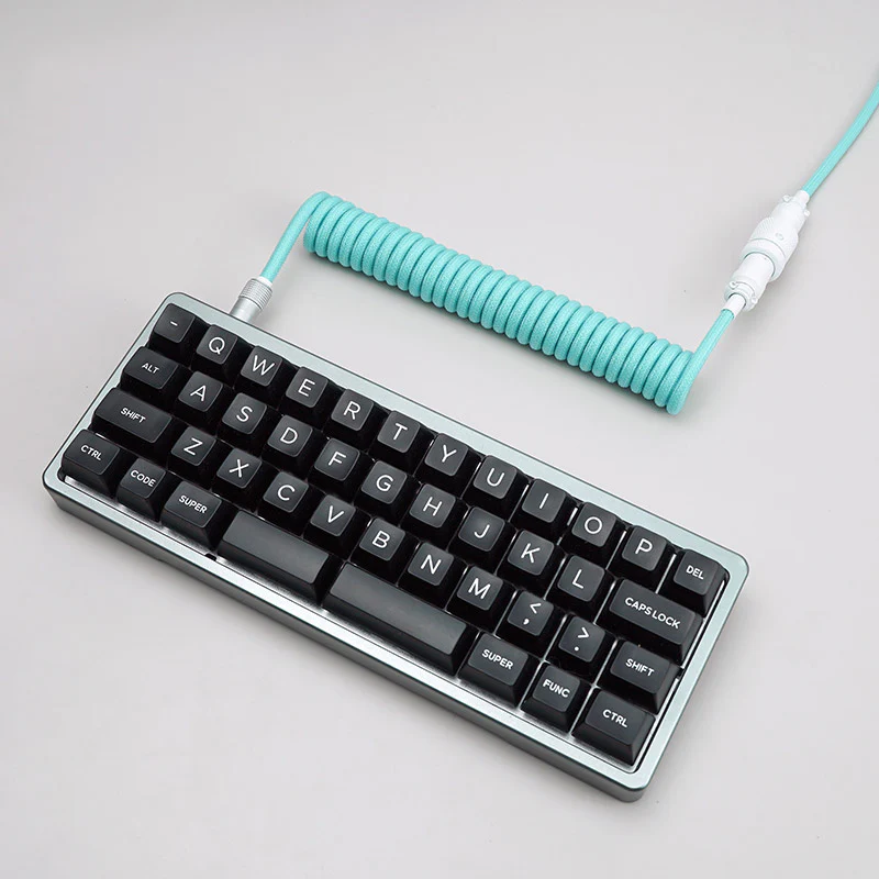 YUNZII Custom Coiled Aviator USB Cable -Tiffany Blue - Image 3