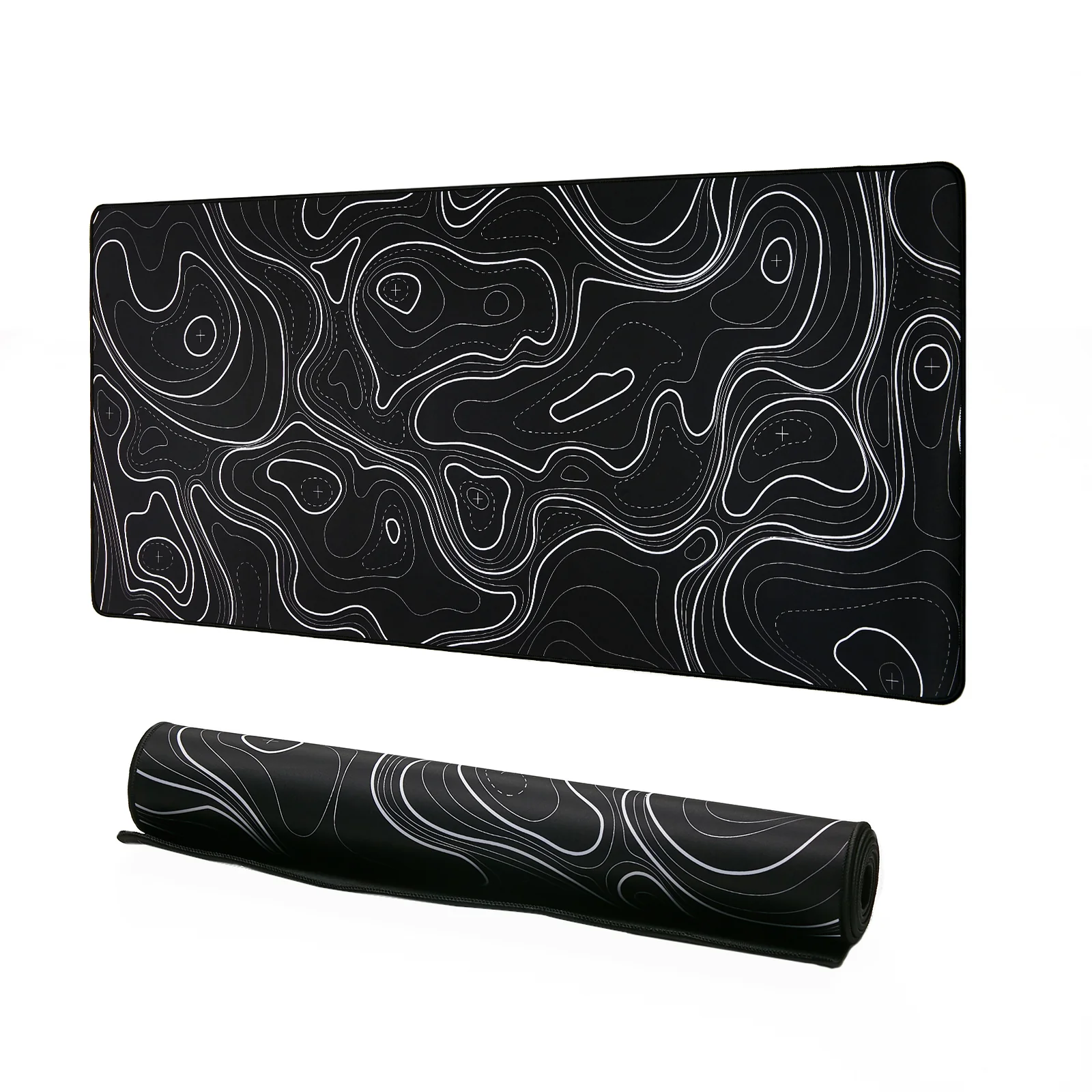 YUNZII Desk Pad Mouse Mat - Black Line - Image 2