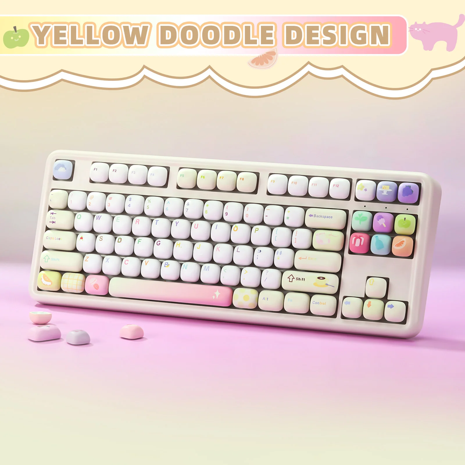 YUNZII Doodle MOG Profile Keycap Set - Image 7