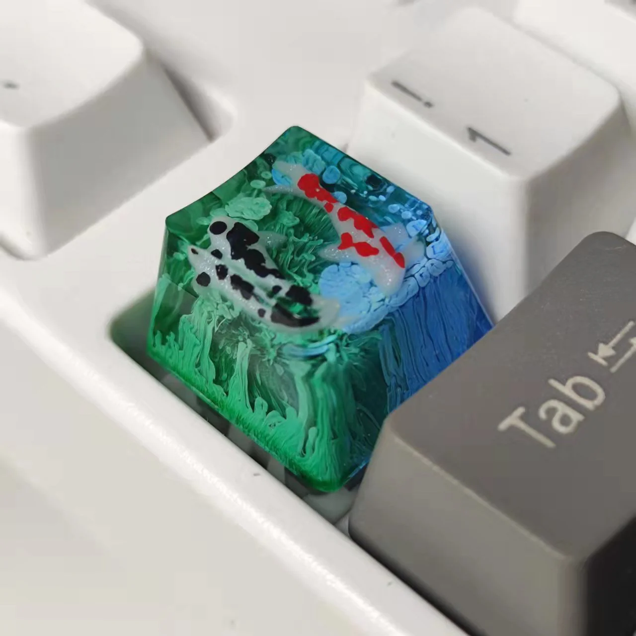 YUNZII Koi Fish Resin Artisan Keycaps - Image 11