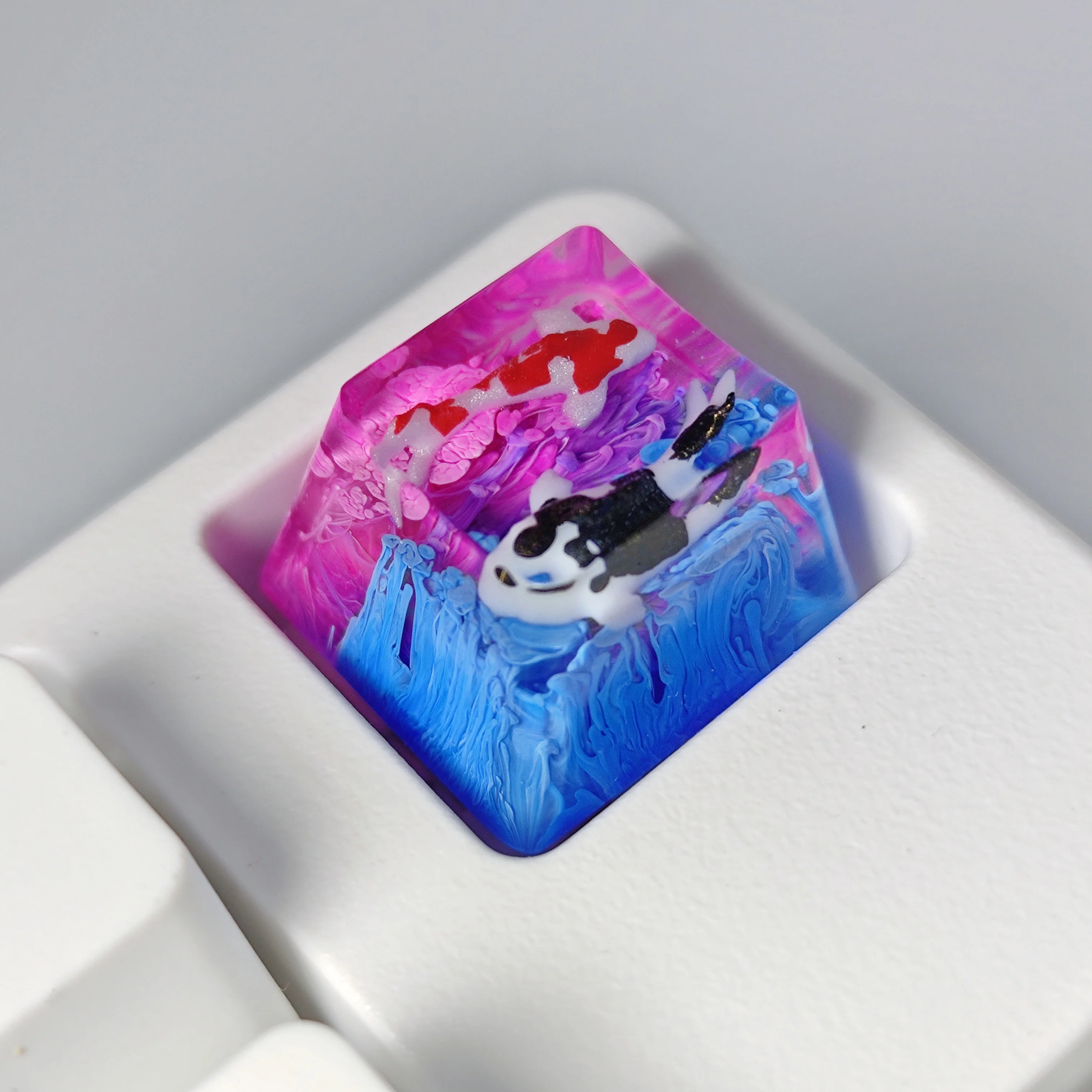 YUNZII Koi Fish Resin Artisan Keycaps - Image 3