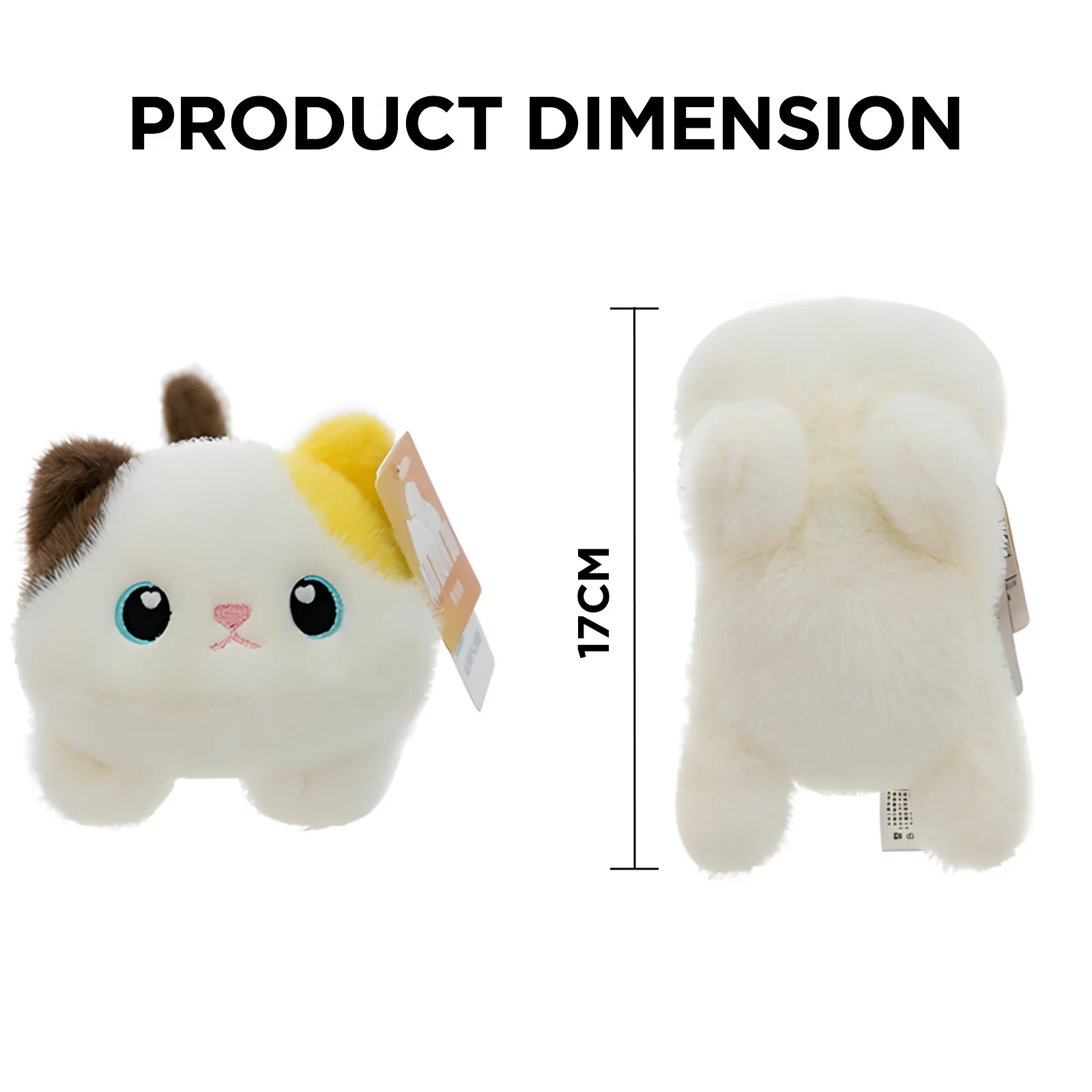 YUNZII Fluffy Animals Small Palm Rest Ornaments - Image 2