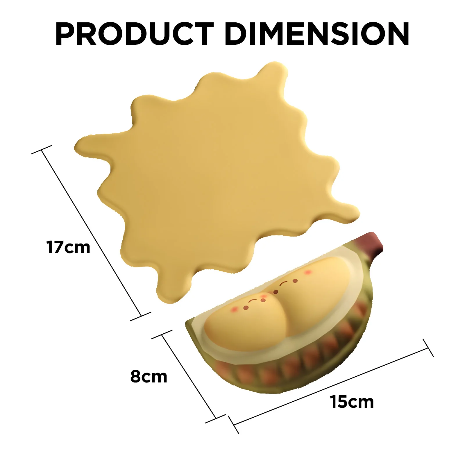 YUNZII Fruit Mouse Pad Palm Rest - Image 2
