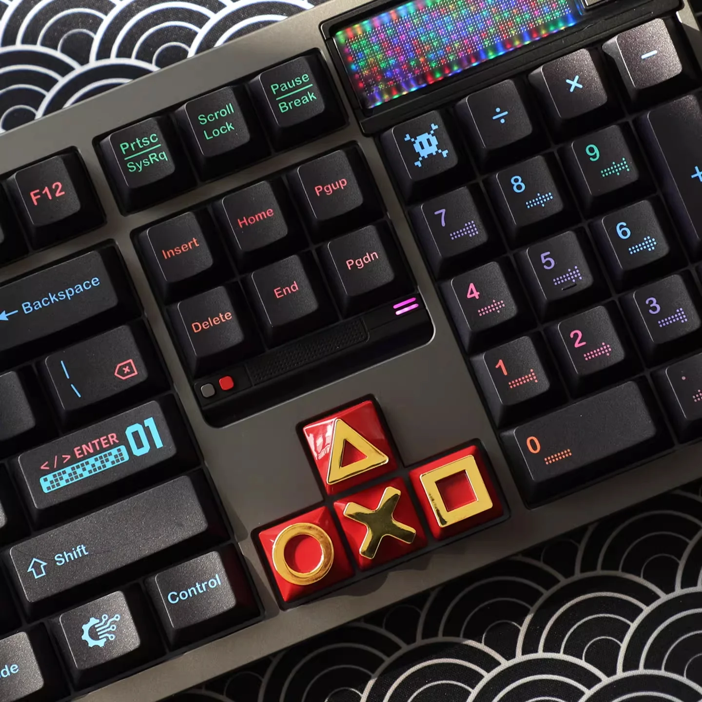YUNZII Geometric Zinc Artisan Keycap - Image 15