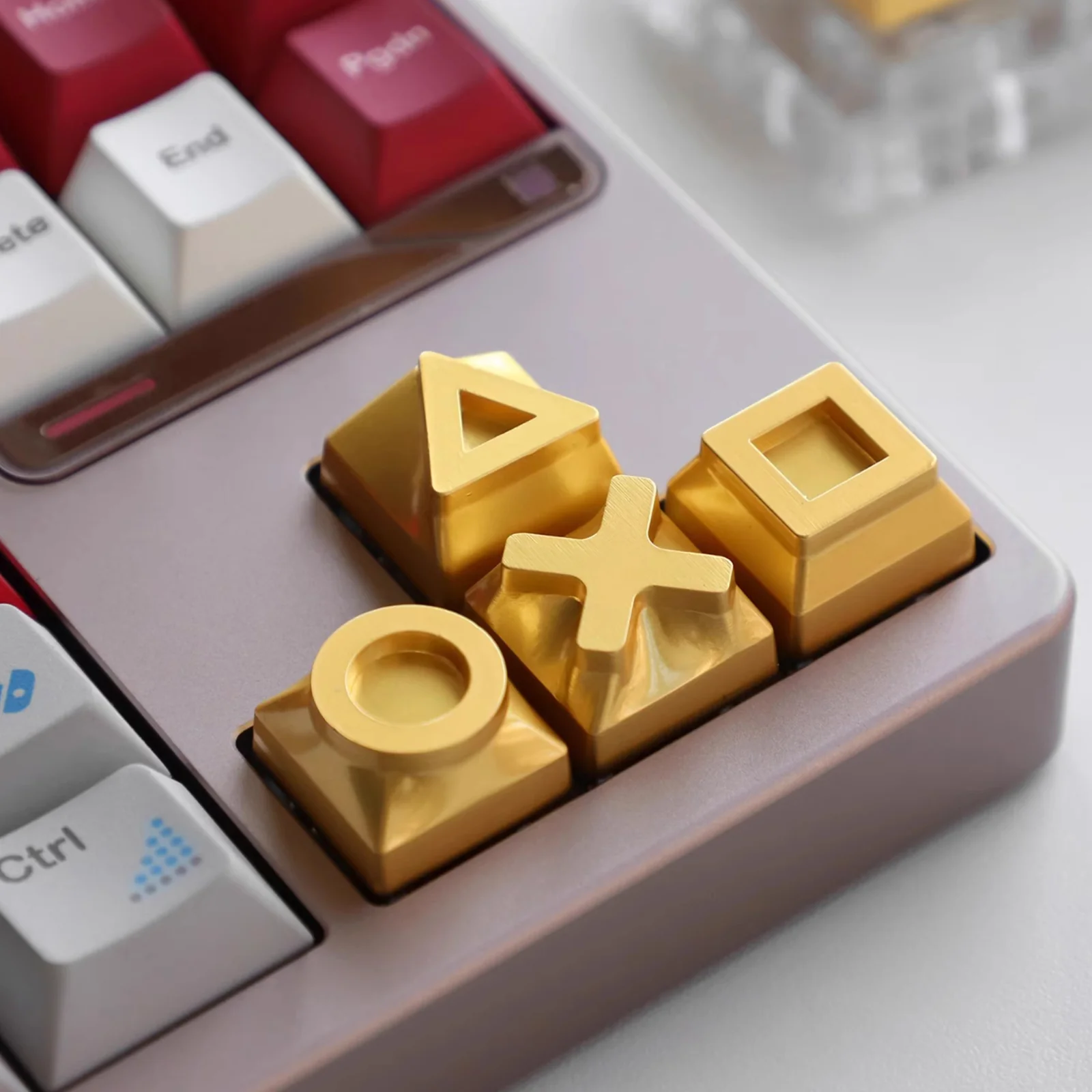 YUNZII Geometric Zinc Artisan Keycap - Image 8