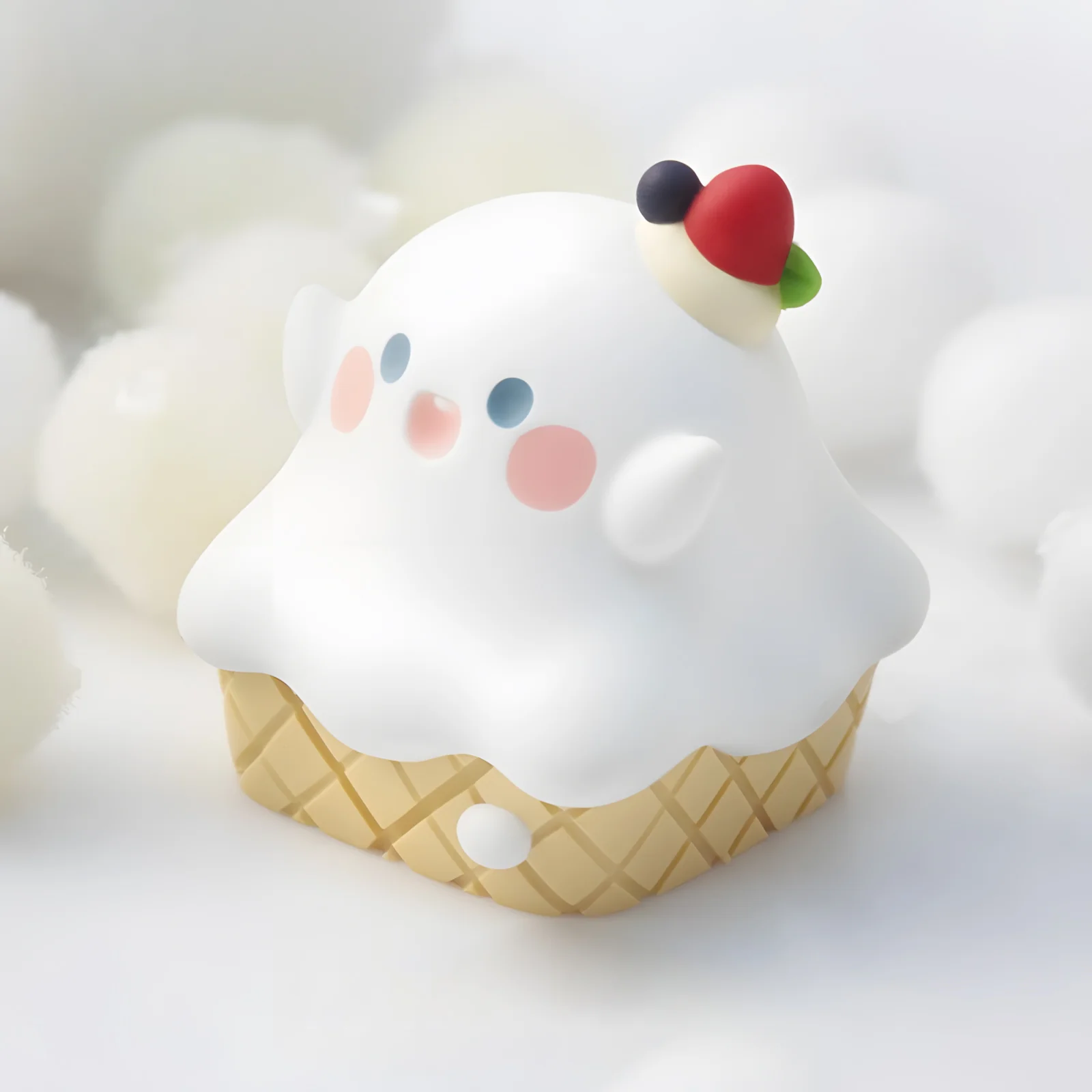 YUNZII Ghost Ice Cream Handmade Artisan Keycap - Image 4