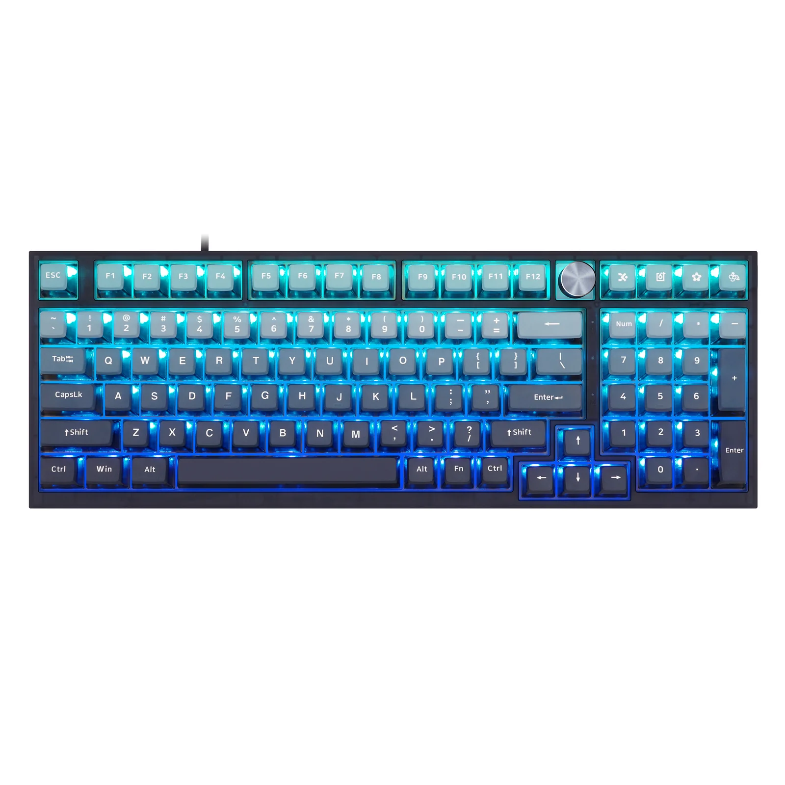YUNZII Gradient Blue Keycap Set - Image 2