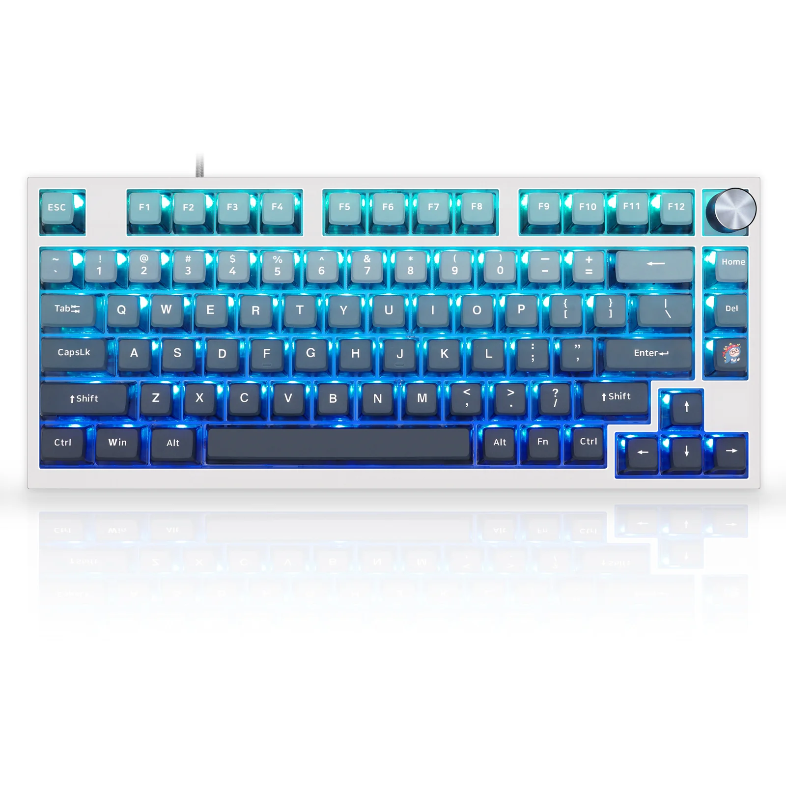 YUNZII Gradient Blue Keycap Set - Image 3