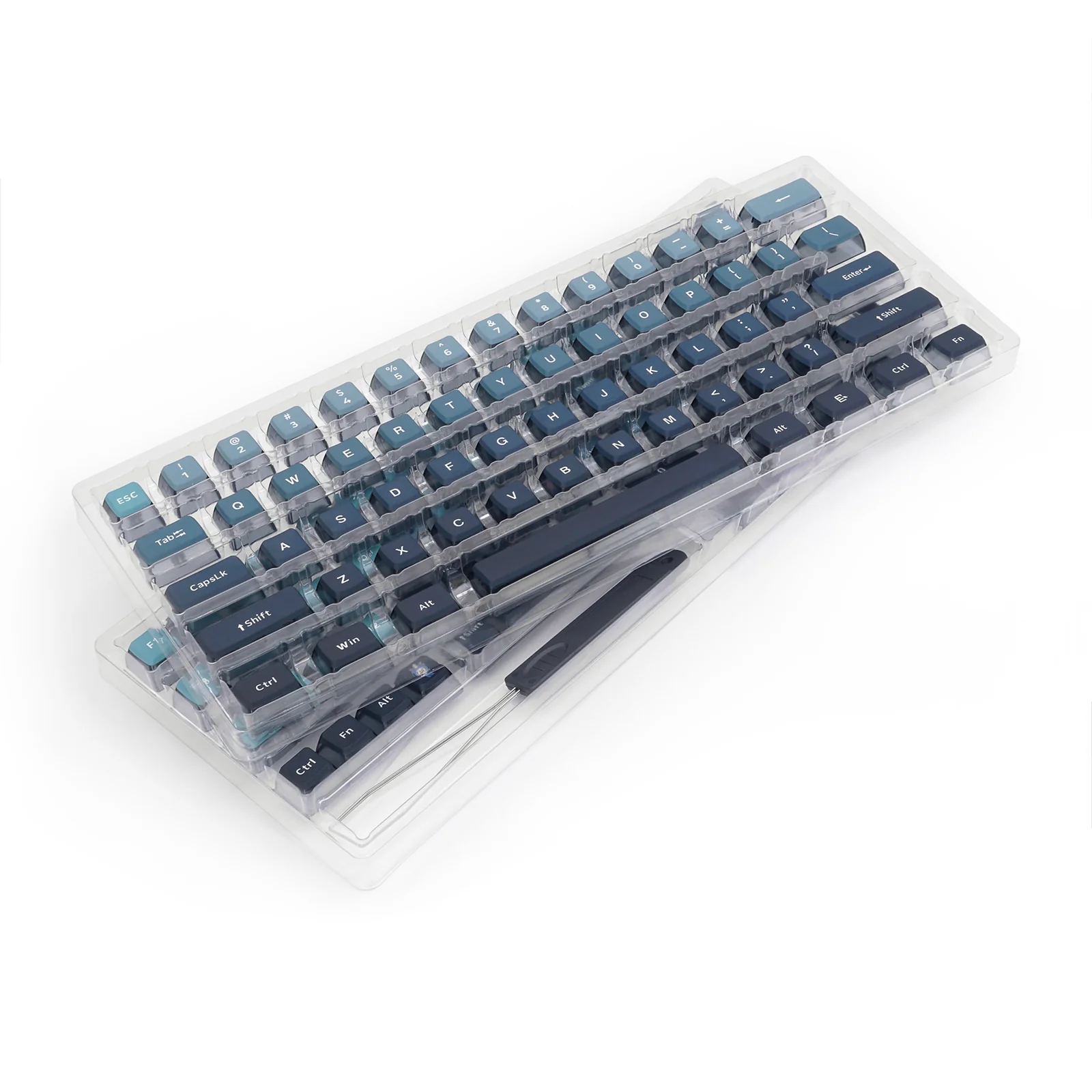 YUNZII Gradient Blue Keycap Set - Image 6