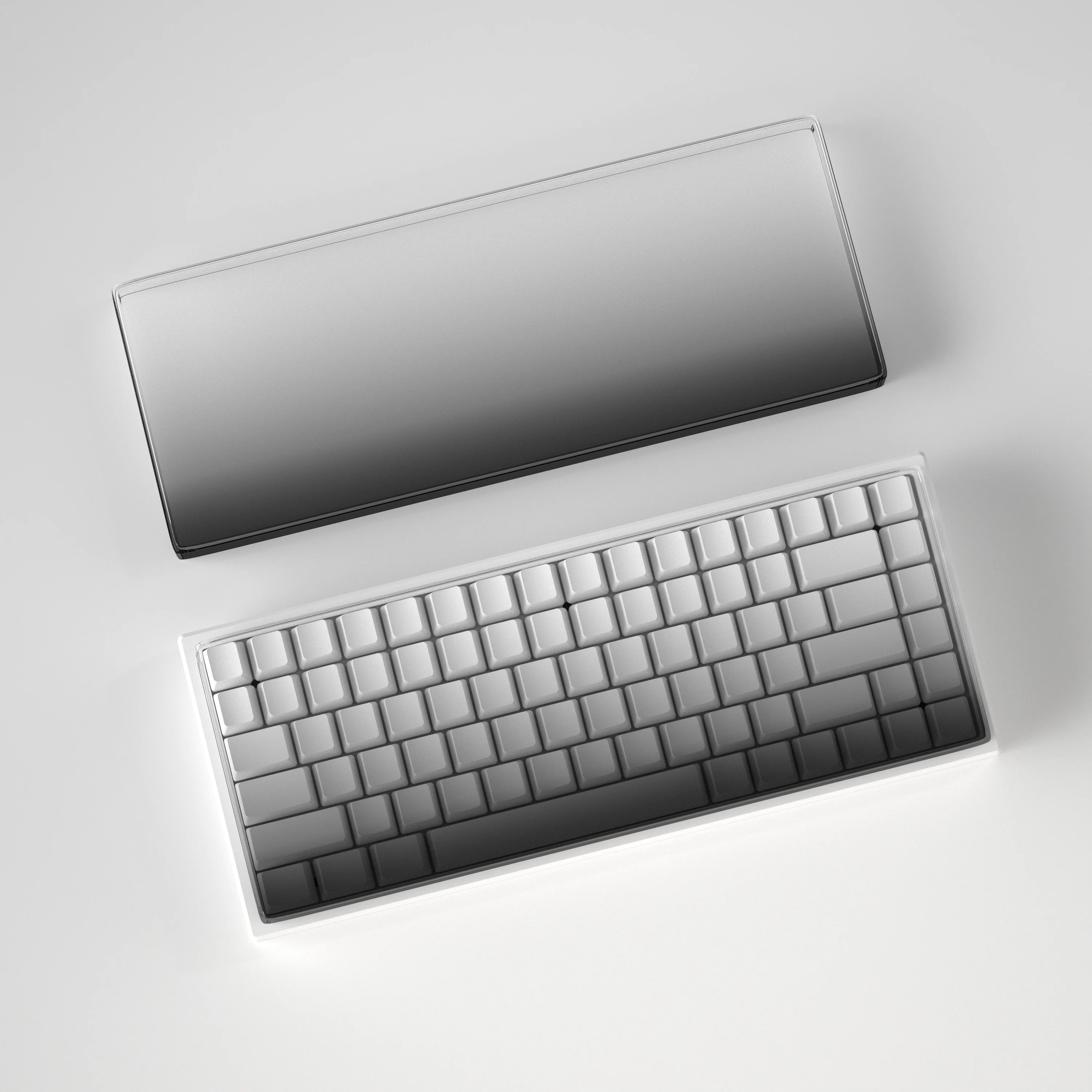 YUNZII Gradient Transparent Acrylic Keyboard Dust Cover - Image 7