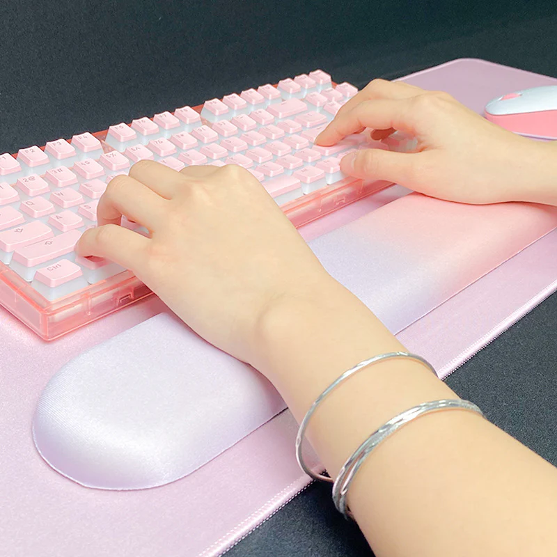 YUNZII Gradient Macaron Keyboard Wrist Rest - Image 2