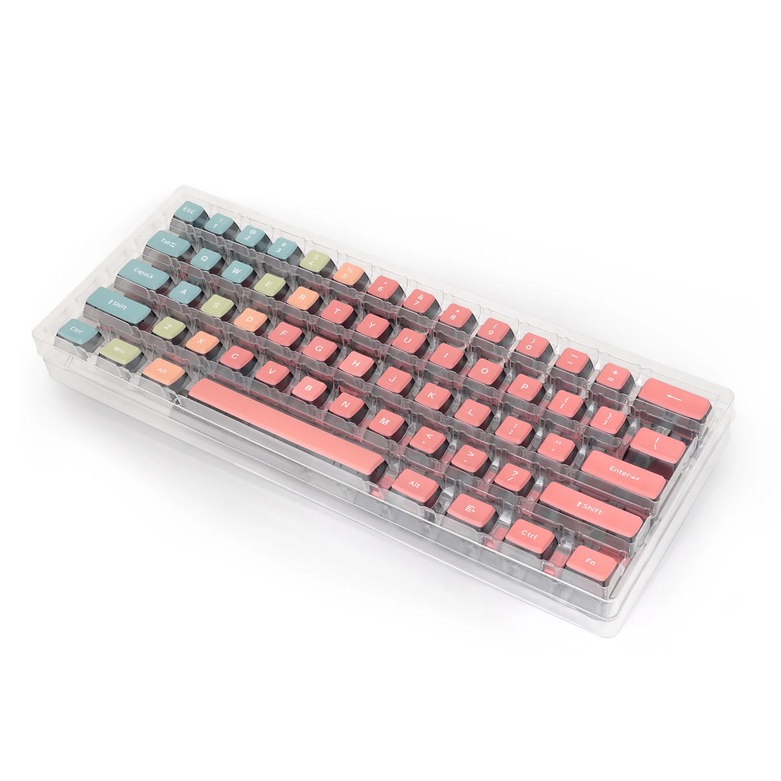 YUNZII Gradient Pink Keycap Set - Image 10