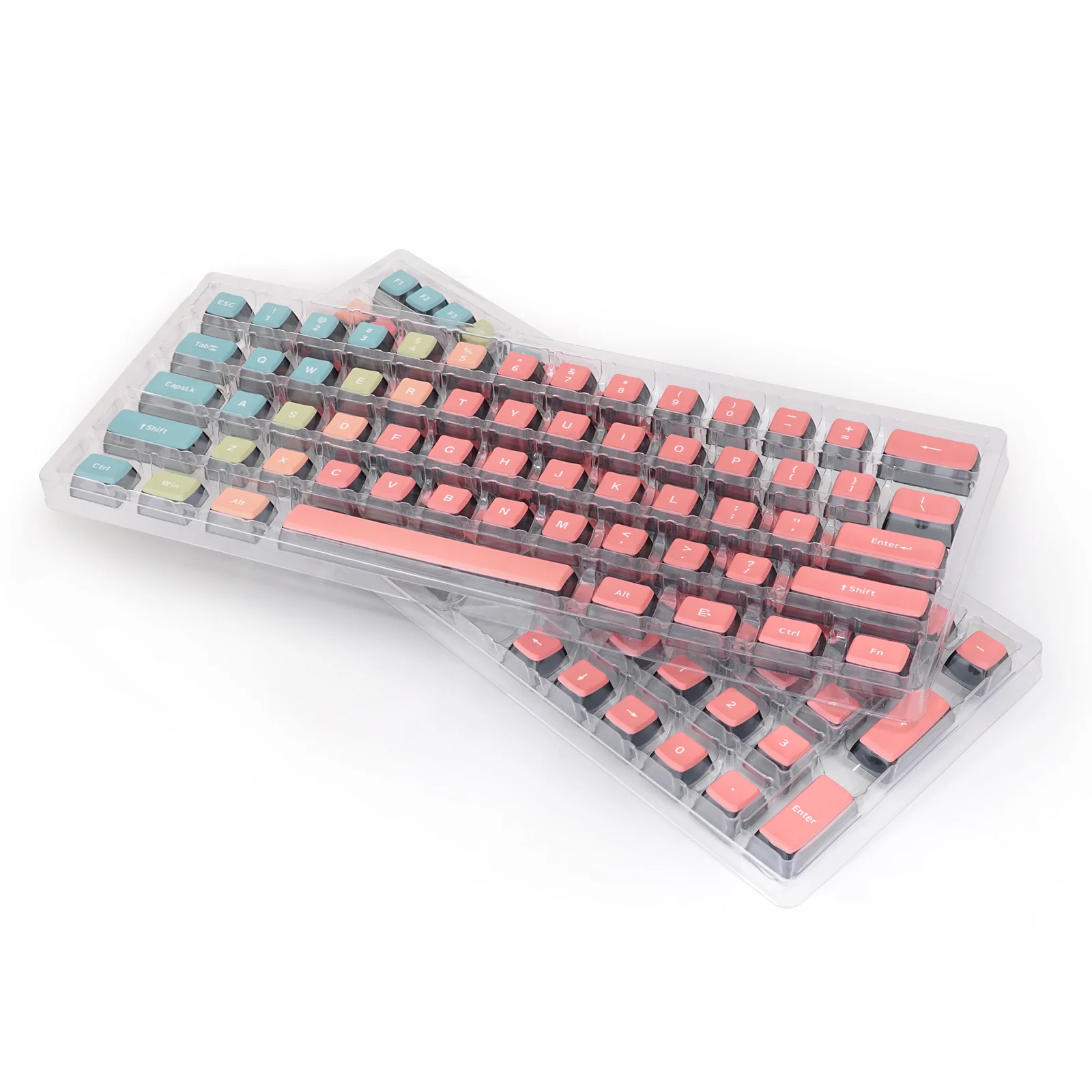 YUNZII Gradient Pink Keycap Set - Image 9