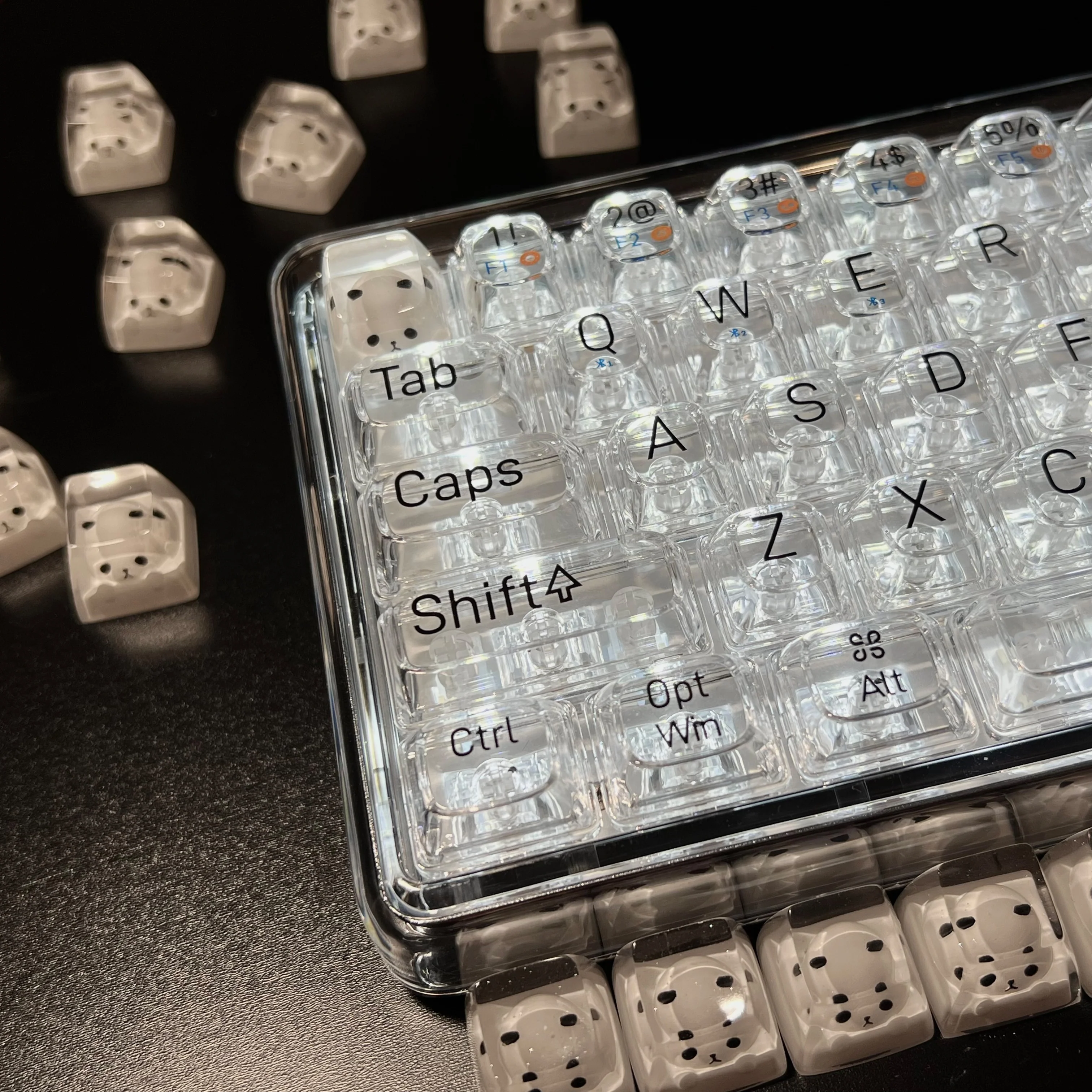 YUNZII Handmade Artisan Keycap - Panda - Image 5