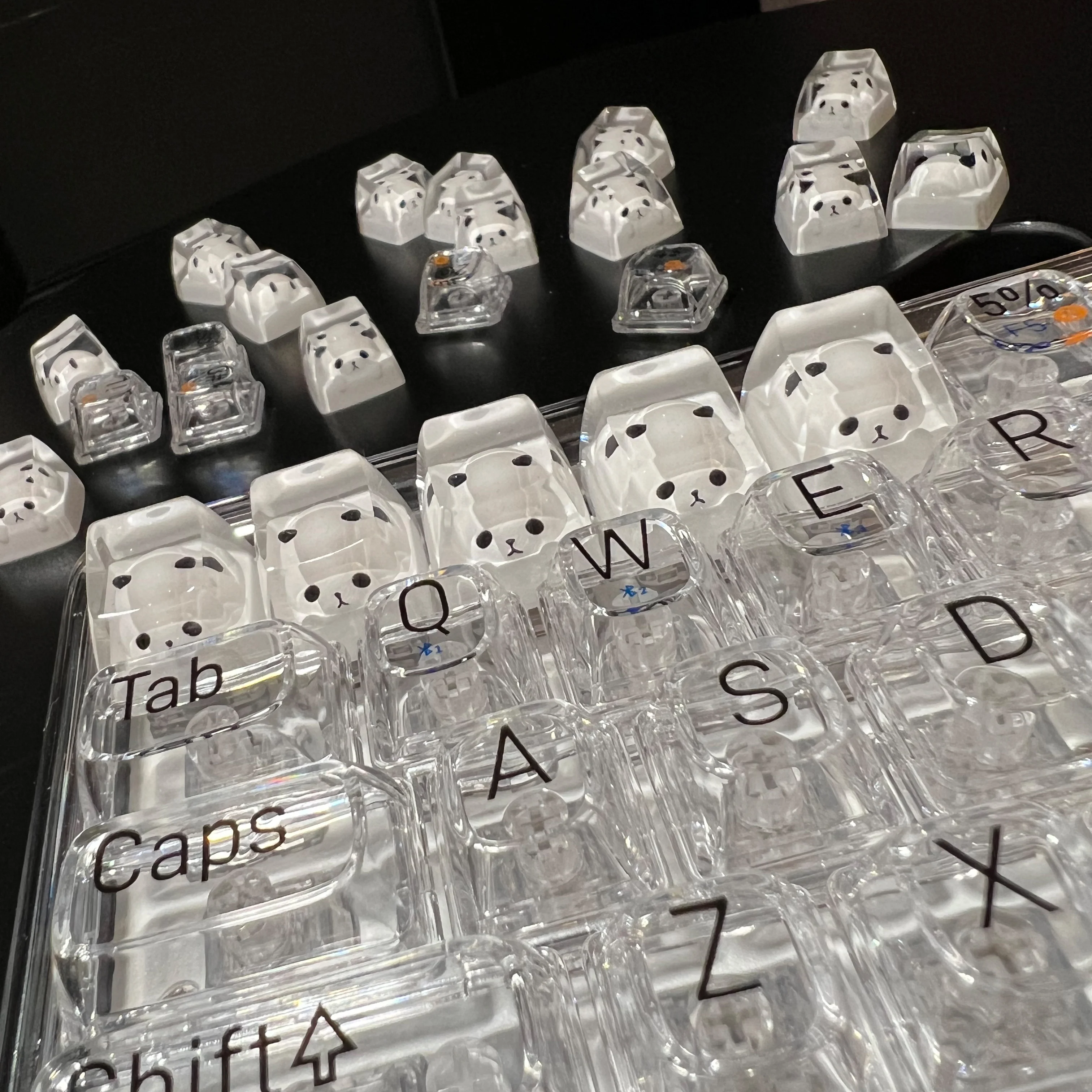 YUNZII Handmade Artisan Keycap - Panda - Image 7