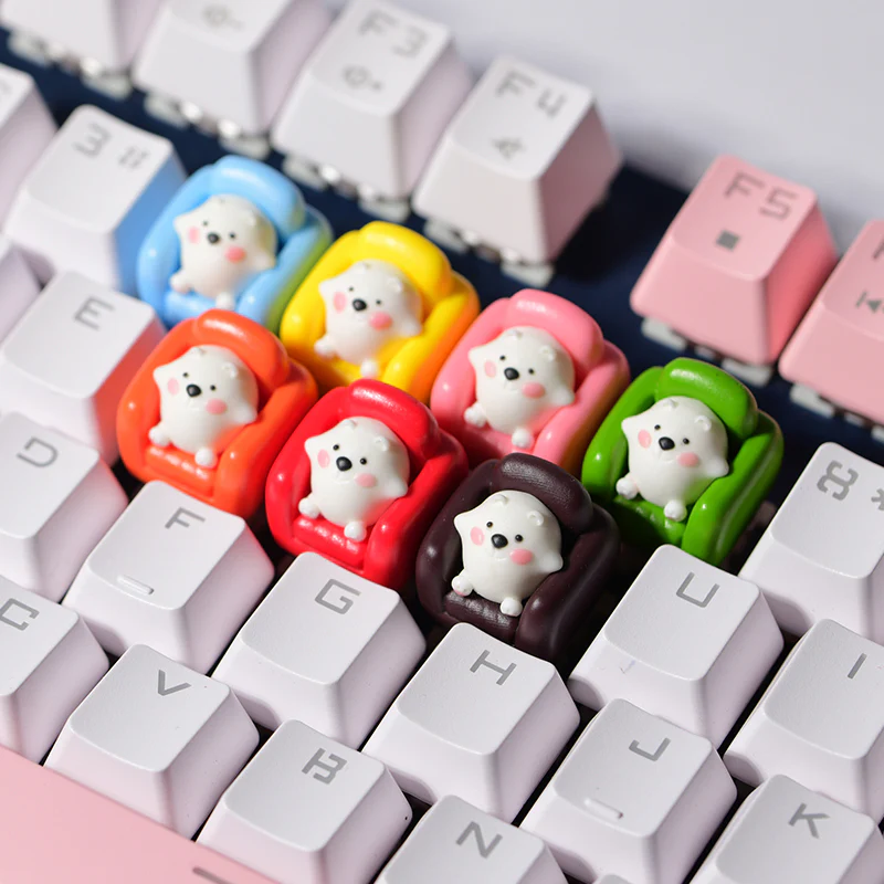 YUNZII Handmade Artisan Keycap - Sofa Bear - Image 14