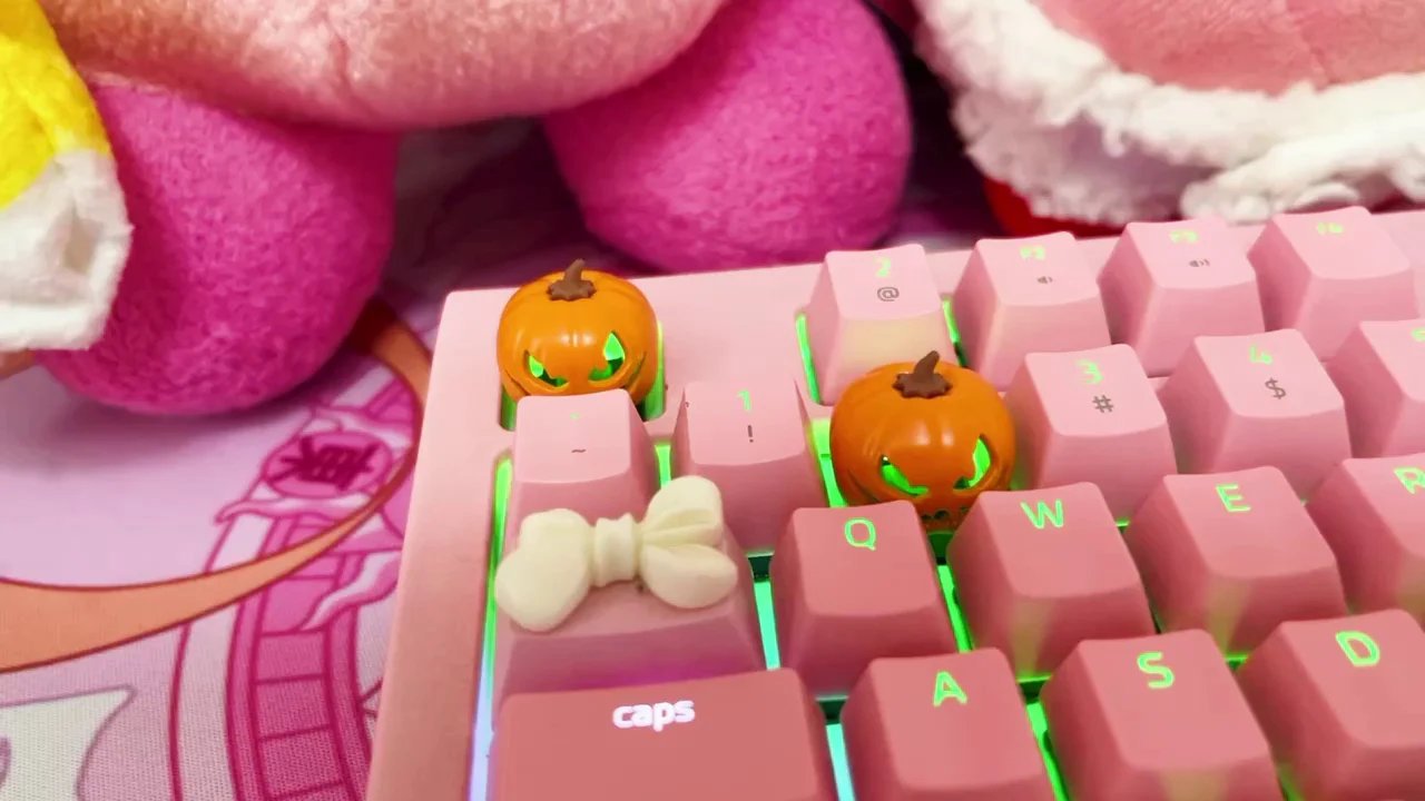 YUNZII Handmade Pumpkin Keycaps - Image 3