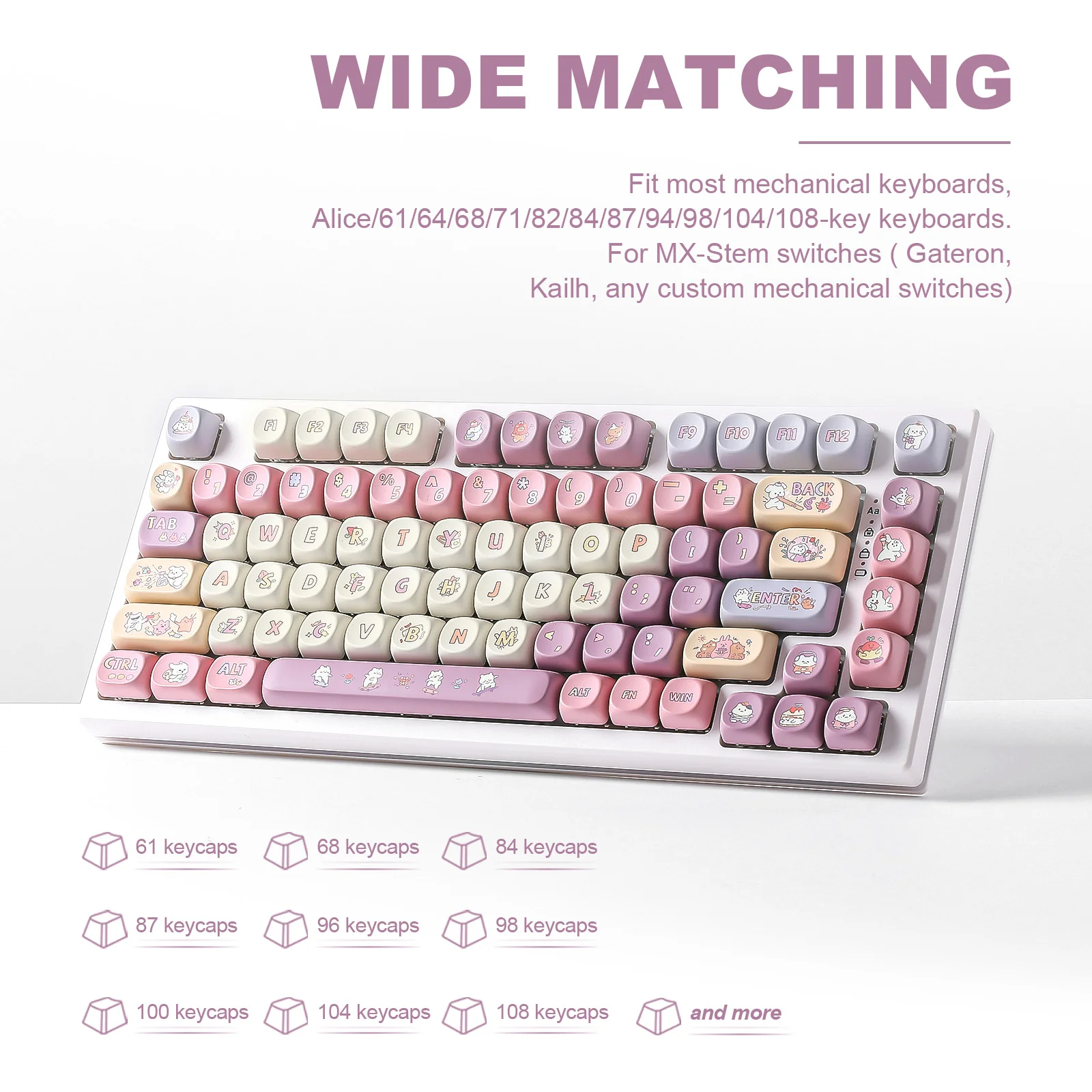 YUNZII Happy Life SOA Profile Keycap Set - Image 4