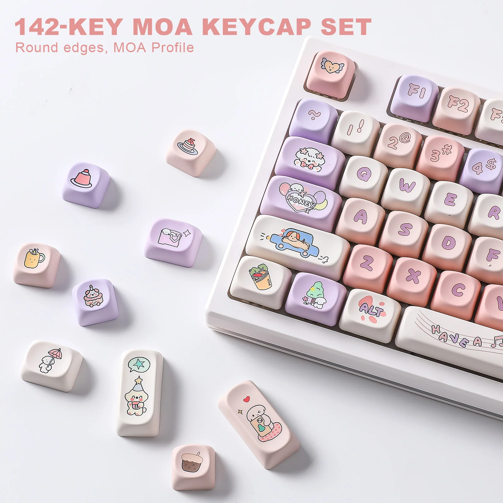 YUNZII Happy Puppy MOA Profile Keycap Set - Image 3