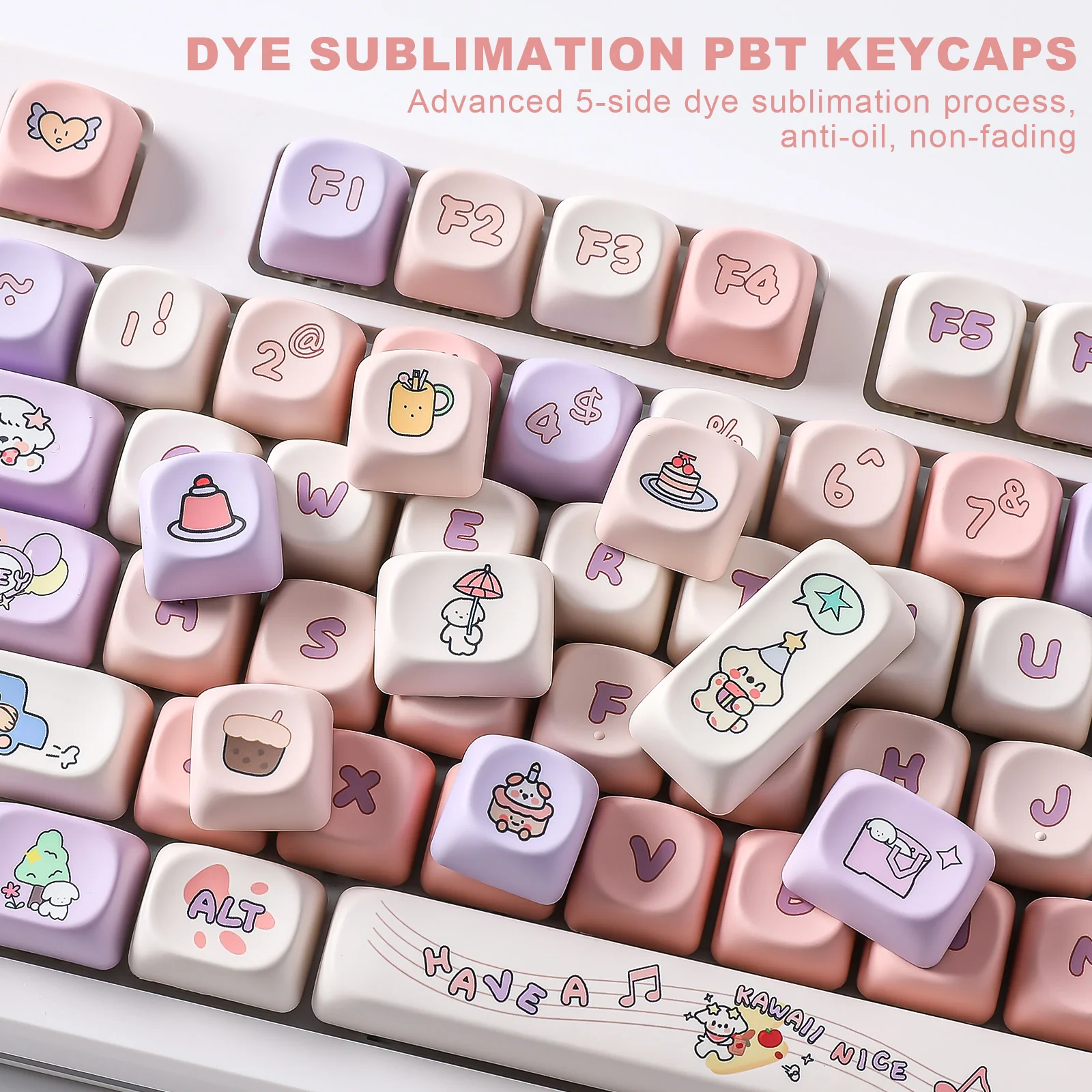 YUNZII Happy Puppy MOA Profile Keycap Set - Image 6