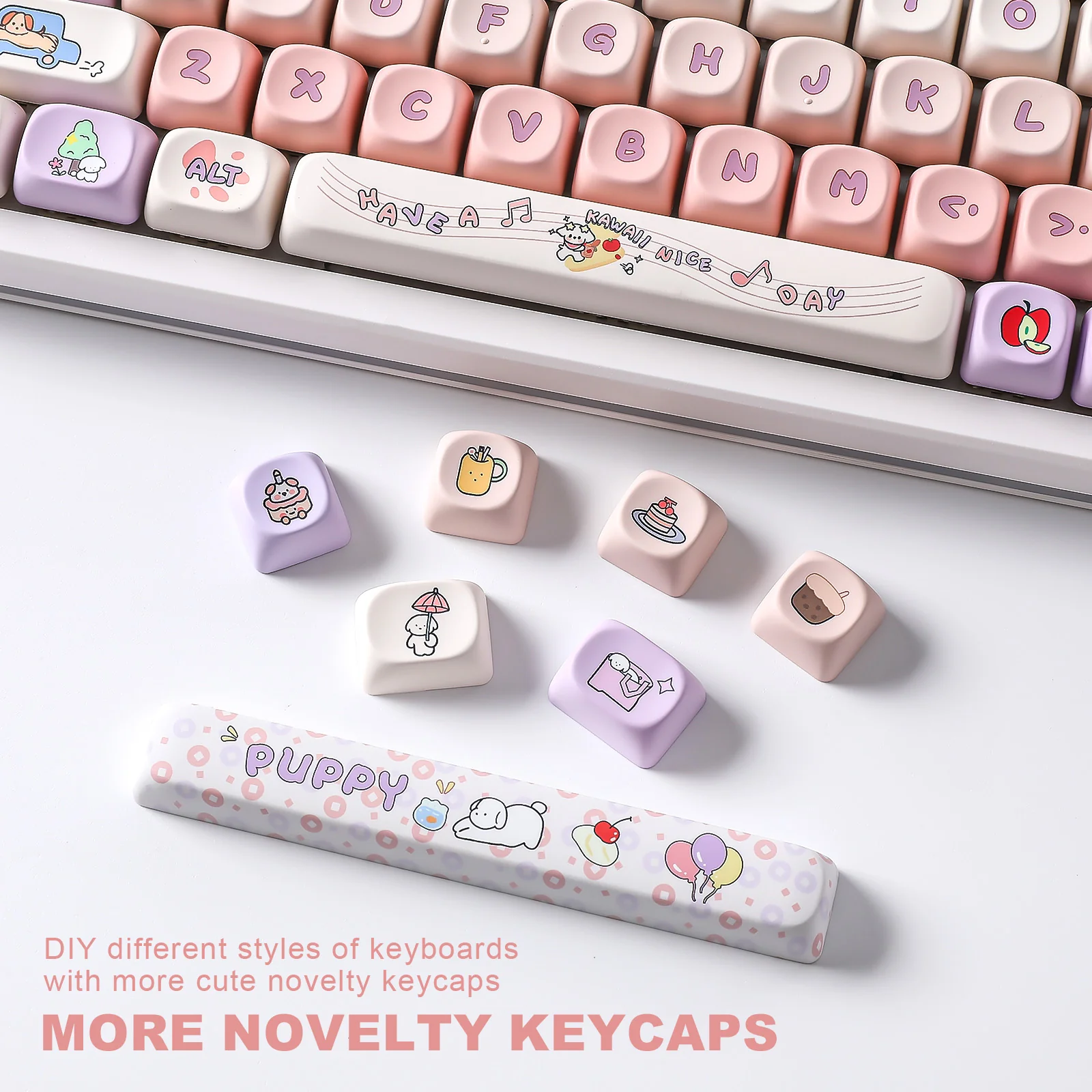 YUNZII Happy Puppy MOA Profile Keycap Set - Image 7