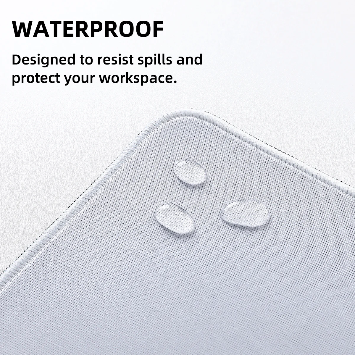 YUNZII Hug White Cat Mouse Pad Desk Mat - Image 2